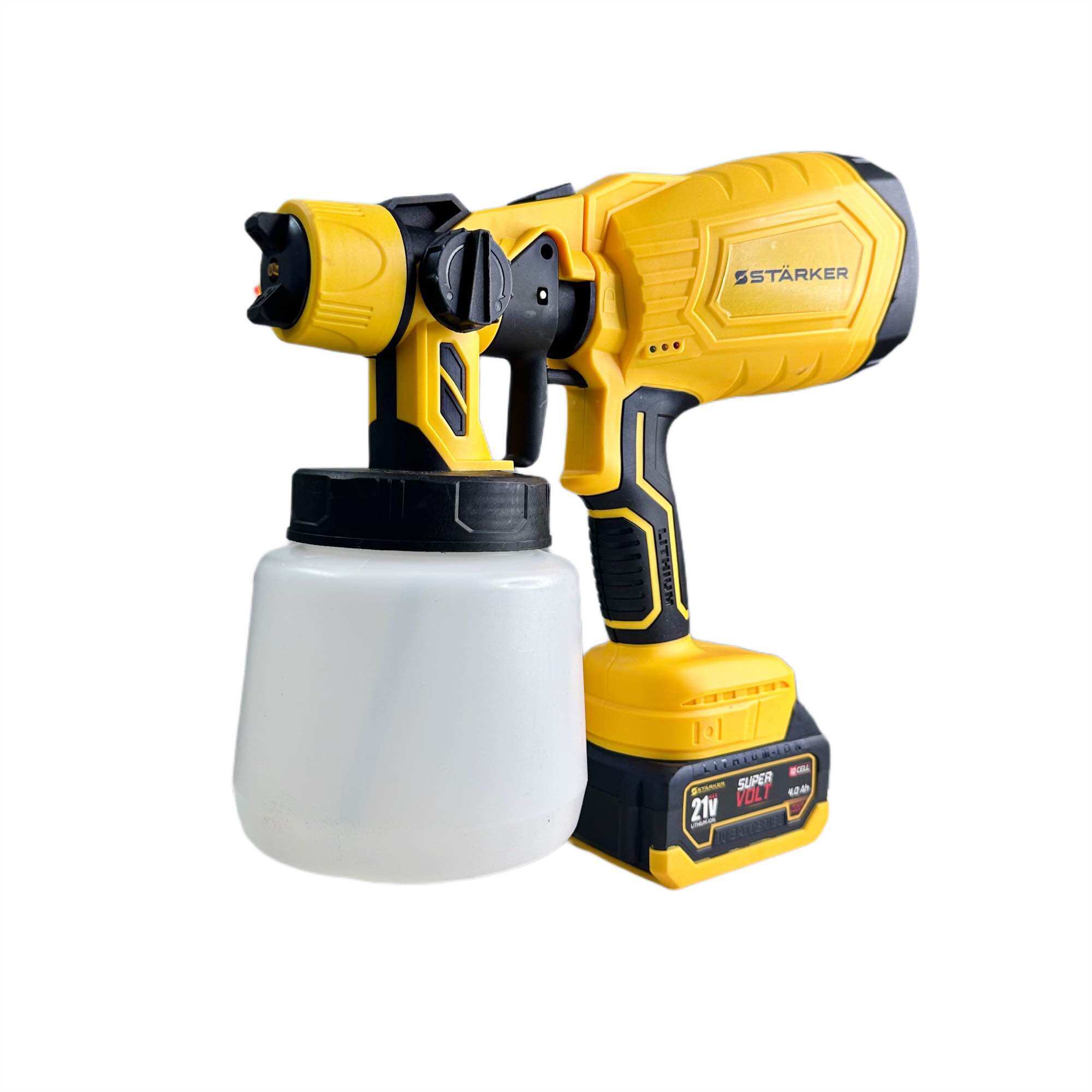 Máy Phun sơn dùng pin phổ thông Makita 4cm - Máy Phun Sơn Starker Chính Hãng - 2 chế độ phun