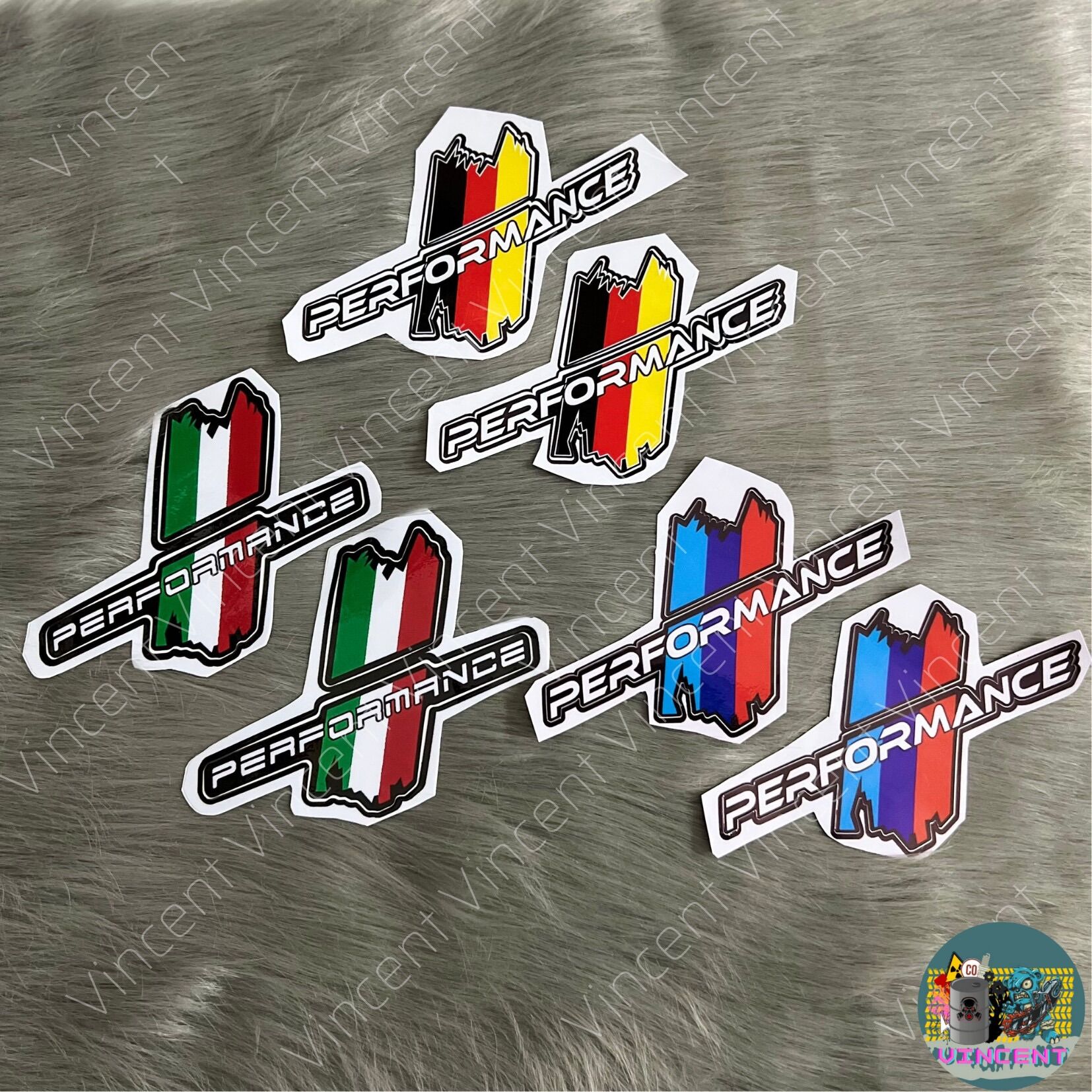 Tem decal dán chư Performance dán thông dụng nhiều dòng xe