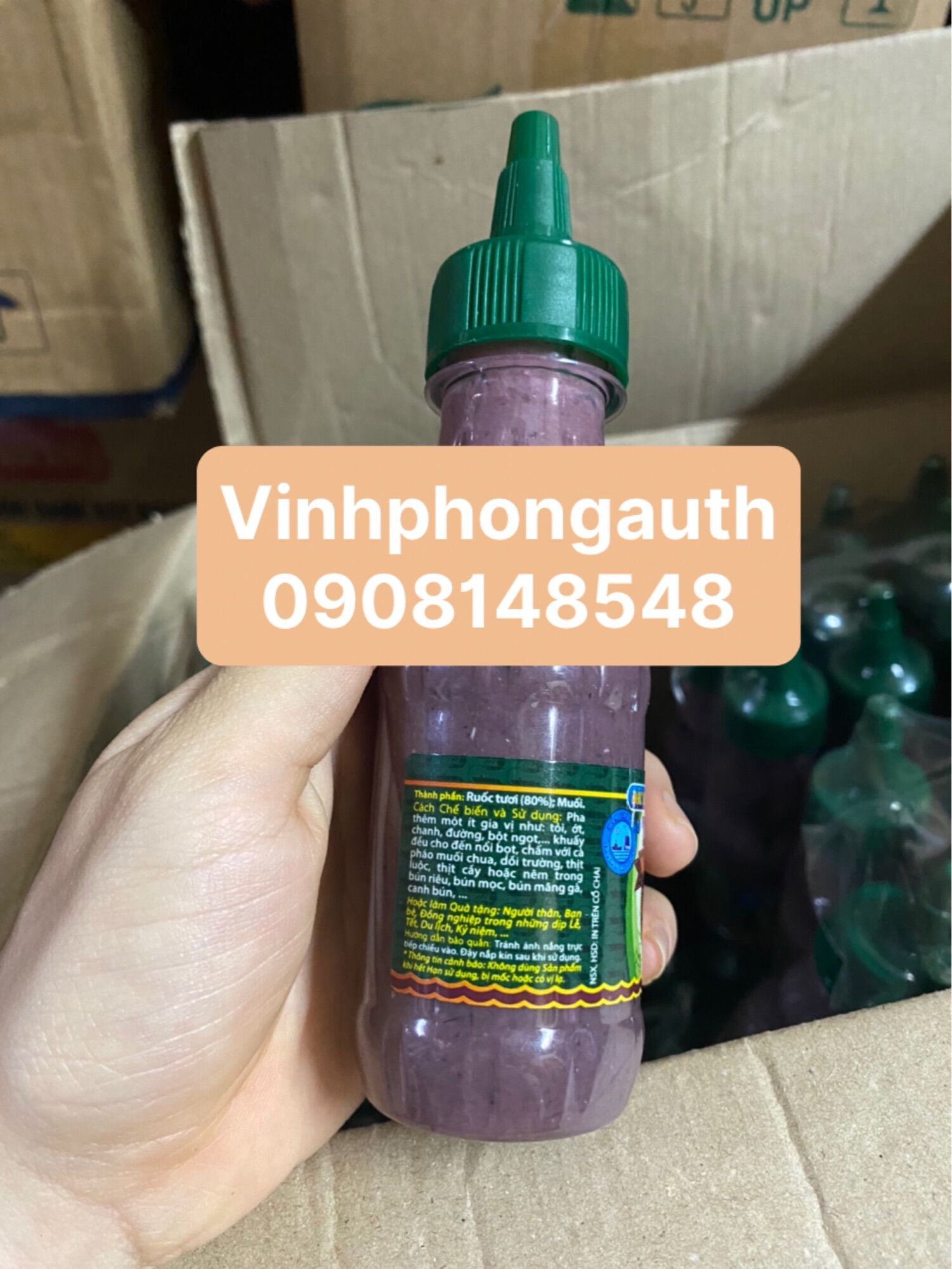 Mắm tôm Trí Hải dạng chai 115gr