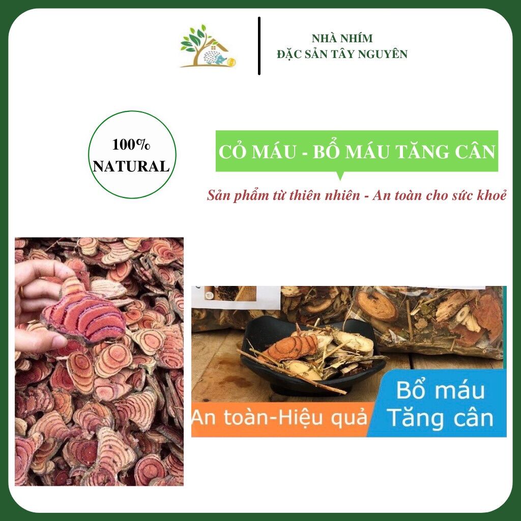 Cỏ máu hàng khô sạch, mới giúp bổ máu, tăng cân