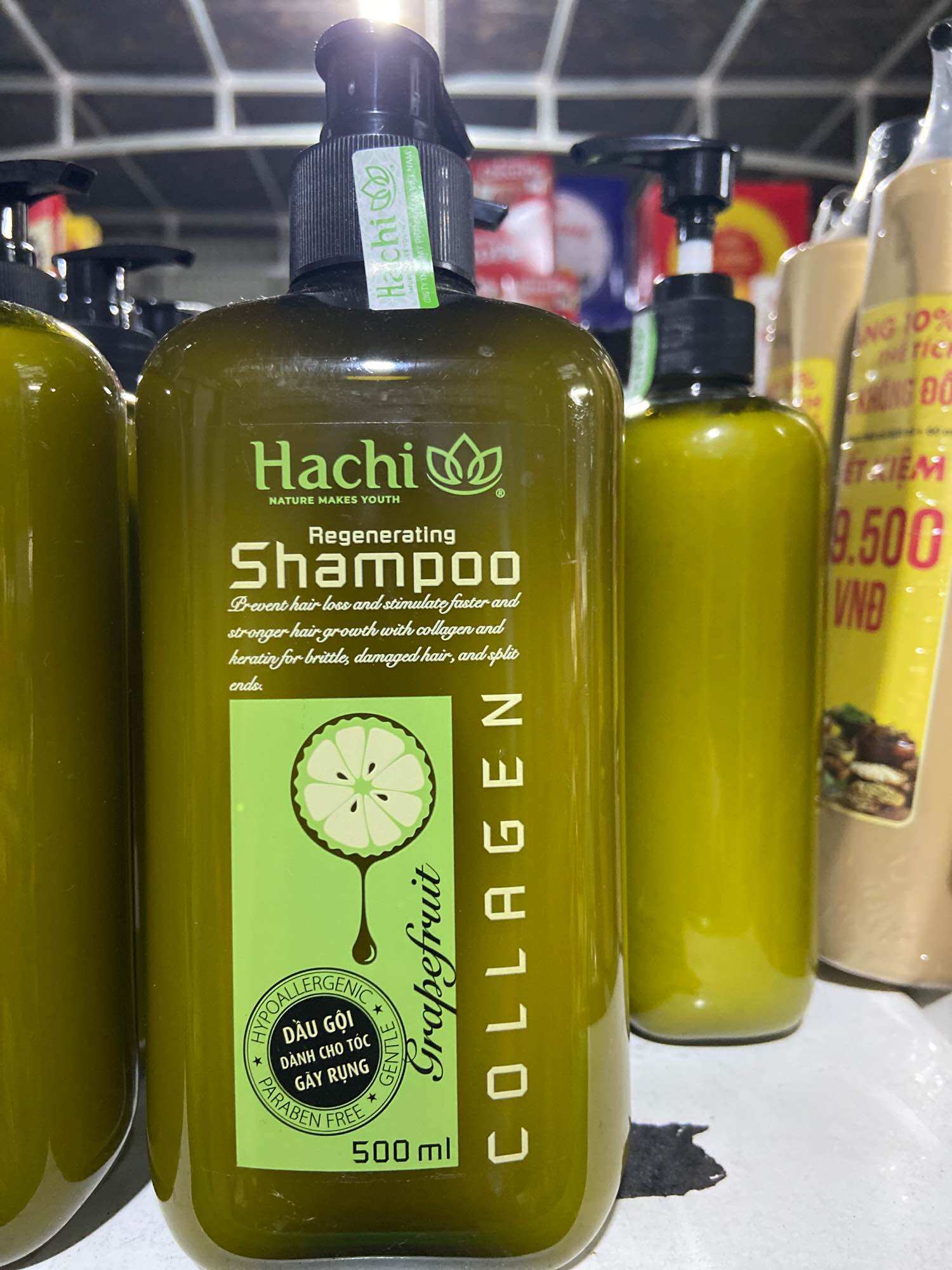 Dầu gội hachi dành cho tóc gãy rụng 500ml