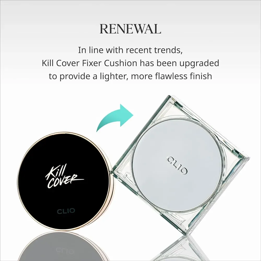 (CÓ KÈM REFILL) Phấn nước Clio Kill Cover Fixer Cushion