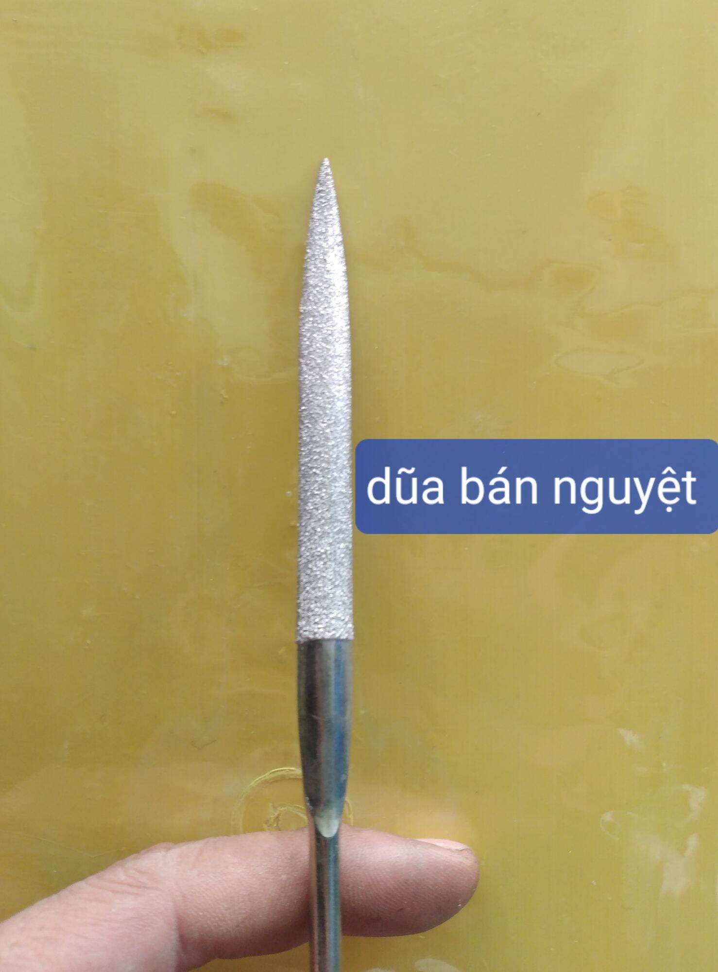 Dũa hợp kim cán bọc nhựa đỏ size 5 inch