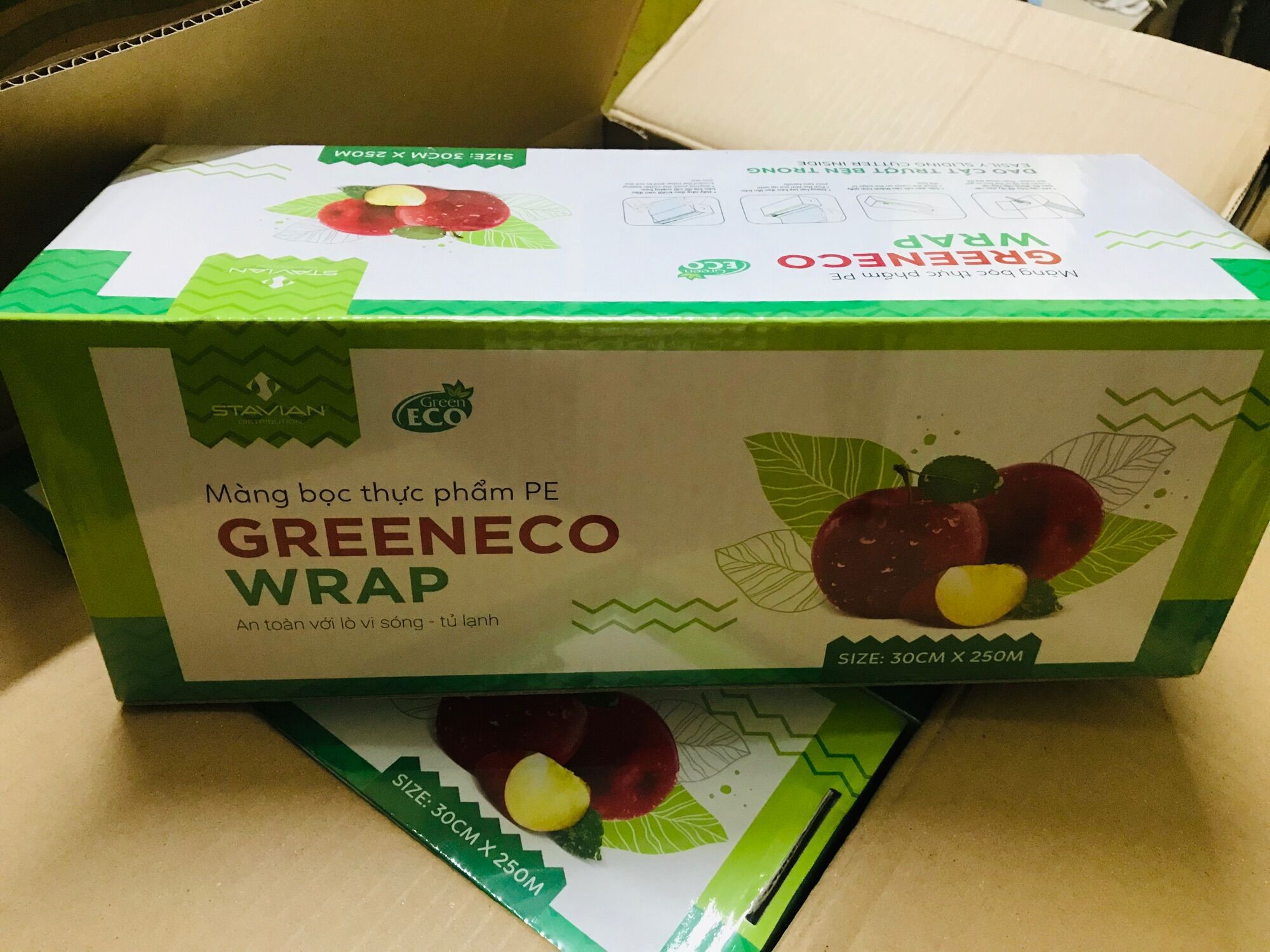 Màng bọc thực phẩm Green Eco đại 250M