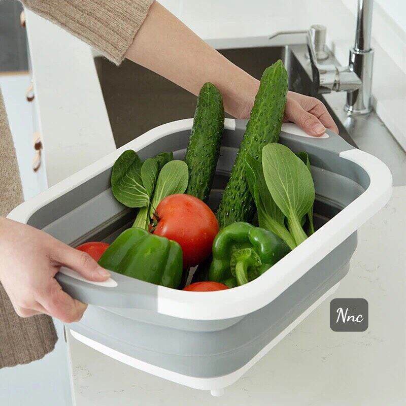 [Freeship Max] BỘ CHẬU THỚT GẤP GỌN ĐA NĂNG 