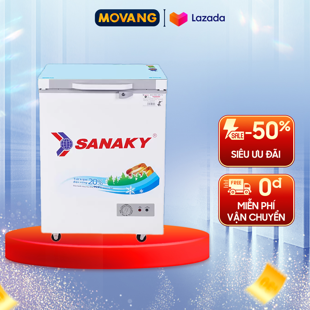 [GIAO TẠI HCM] - VH 1599HYKD | Tủ đông Sanaky 100 lít VH-1599HYKD