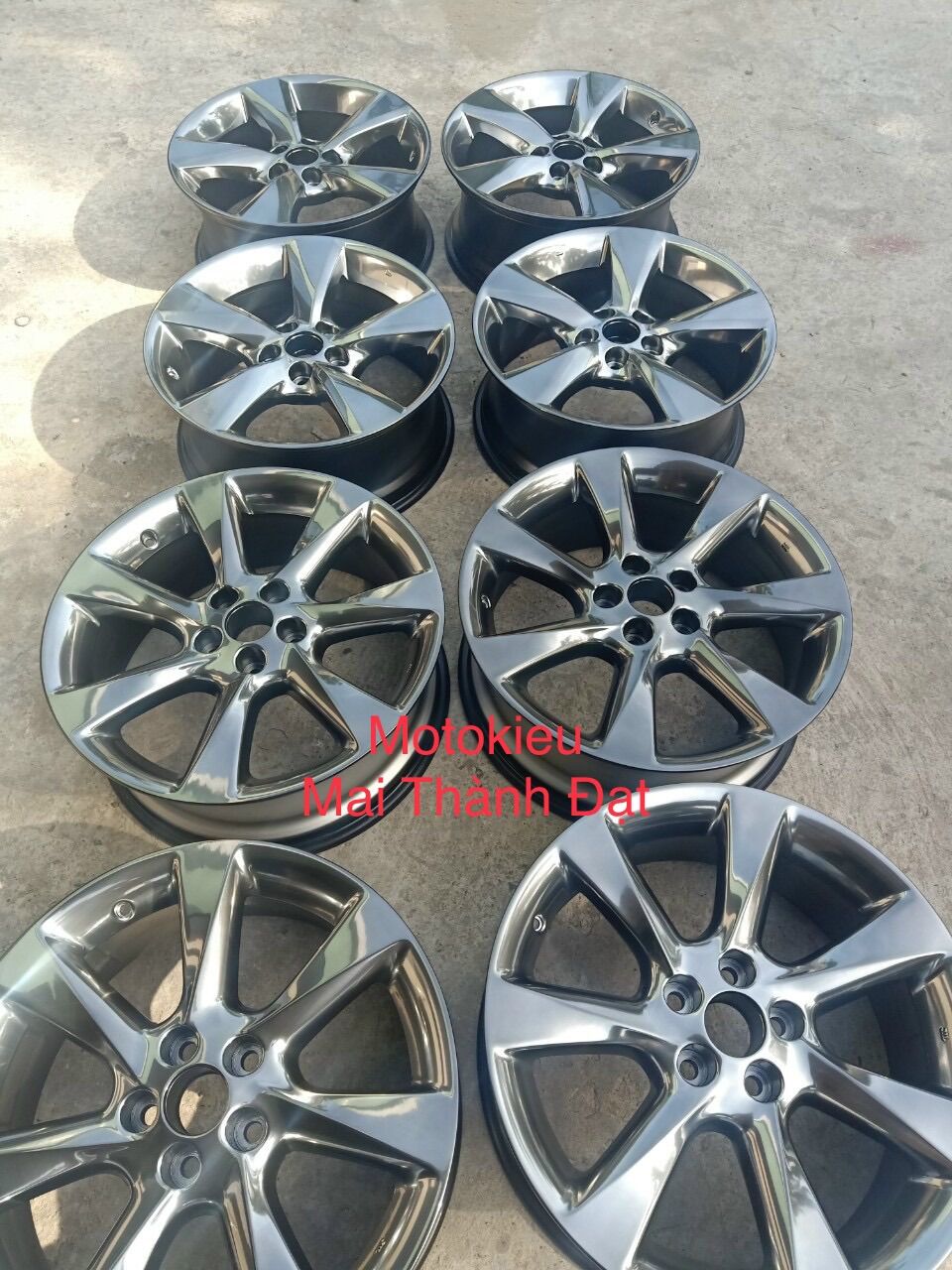 Màu sơn chrome mạ crom ( Sơn oto xe máy ) . Có Video Hướng Dẫn Sơn