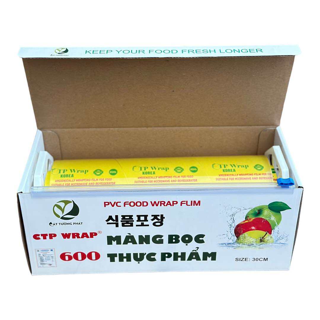 MÀNG BỌC THỰC PHẨM CTP WRAP KOREA 600 KHỔ 30CM X 500M