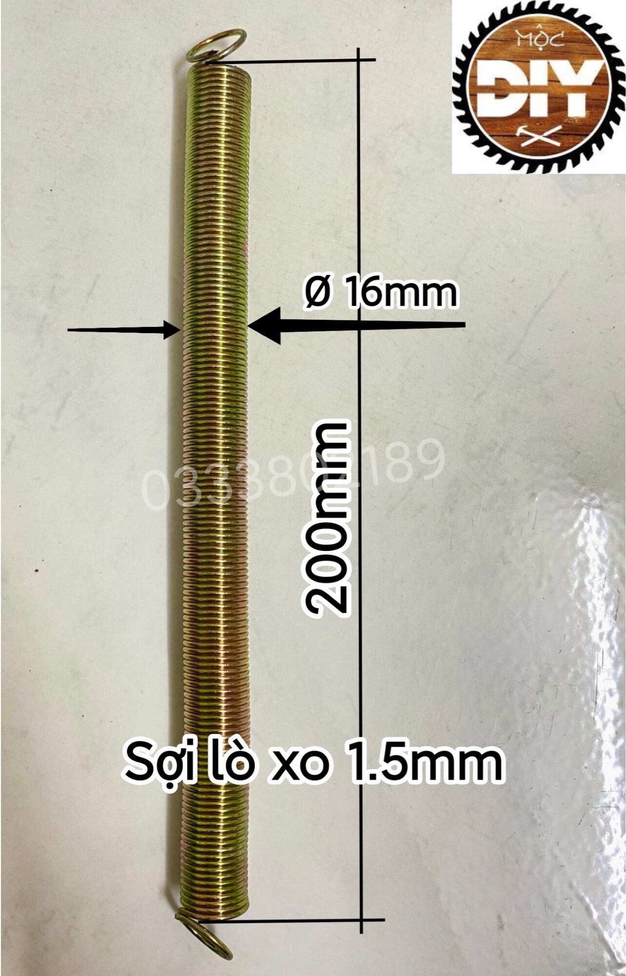 LÒ XO KÉO PHI 16 dài 20cm (2 cái)