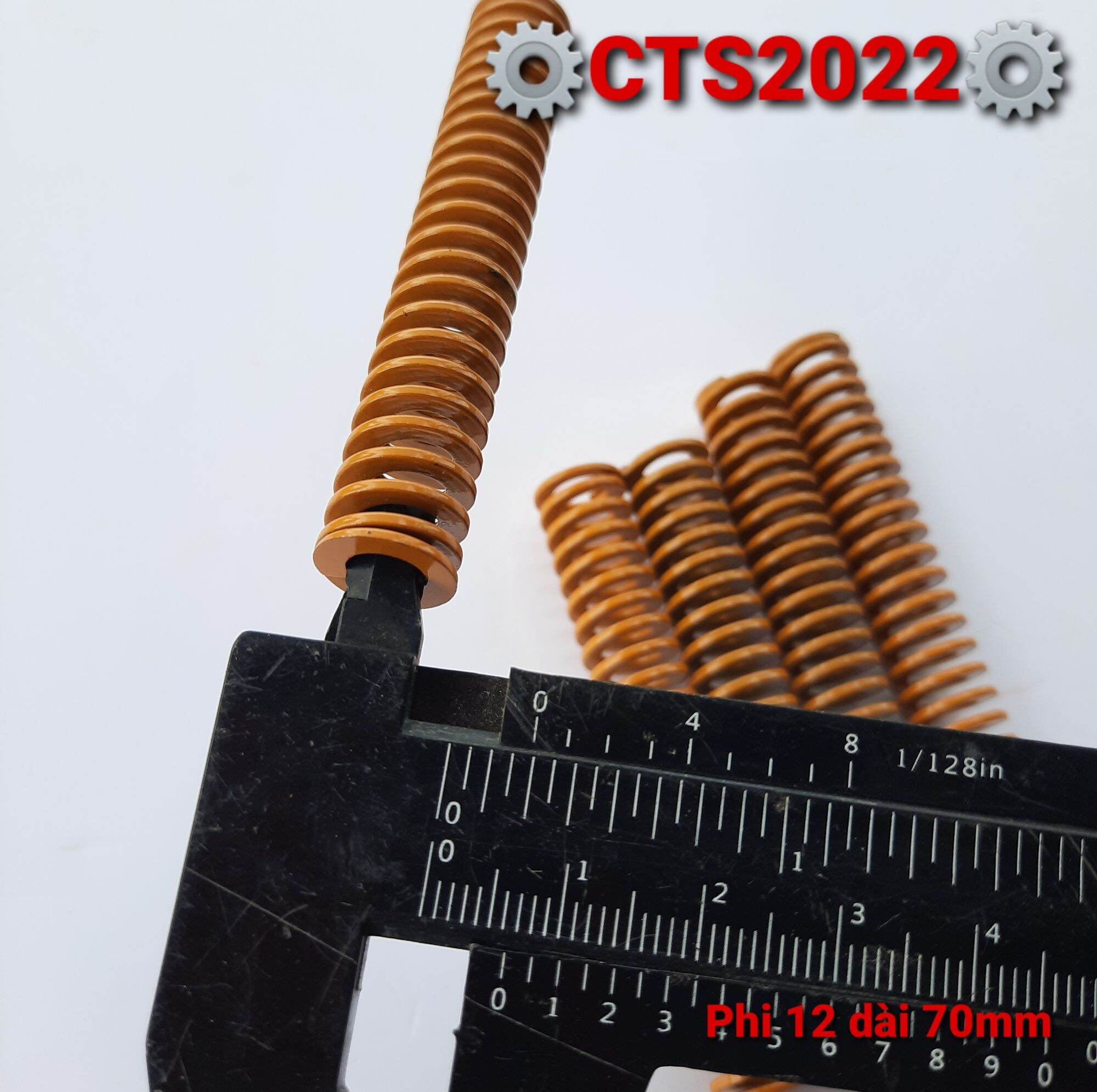 Lò xo nén chuyên dụng phi 12 dài 70mm