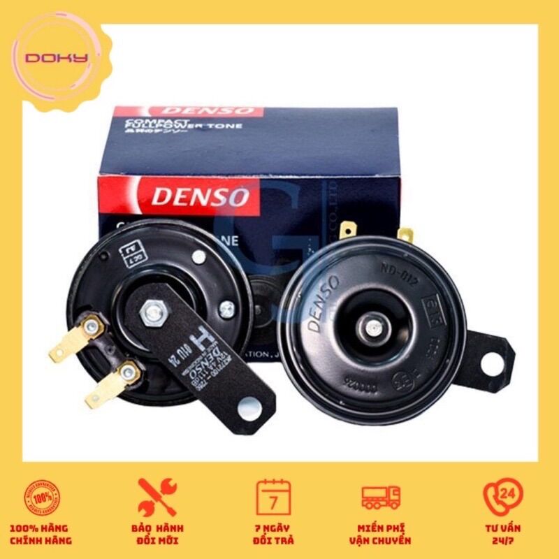 Bộ còi đĩa denso nhập khẩu chính hãng