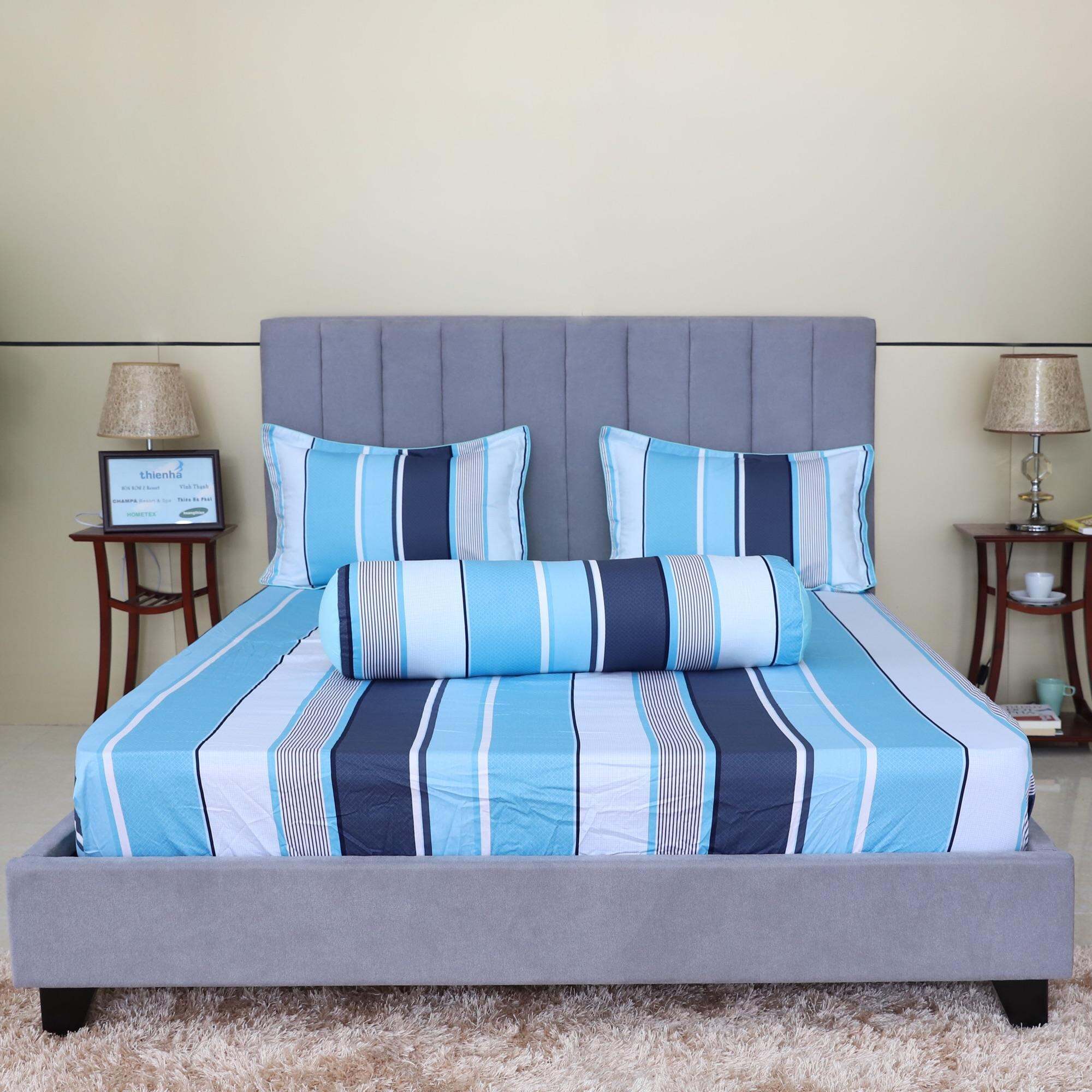 Bộ ra gối, bộ ga gối, bộ drap gối 1.6x2m ( 1.8x2m) cotton hoa