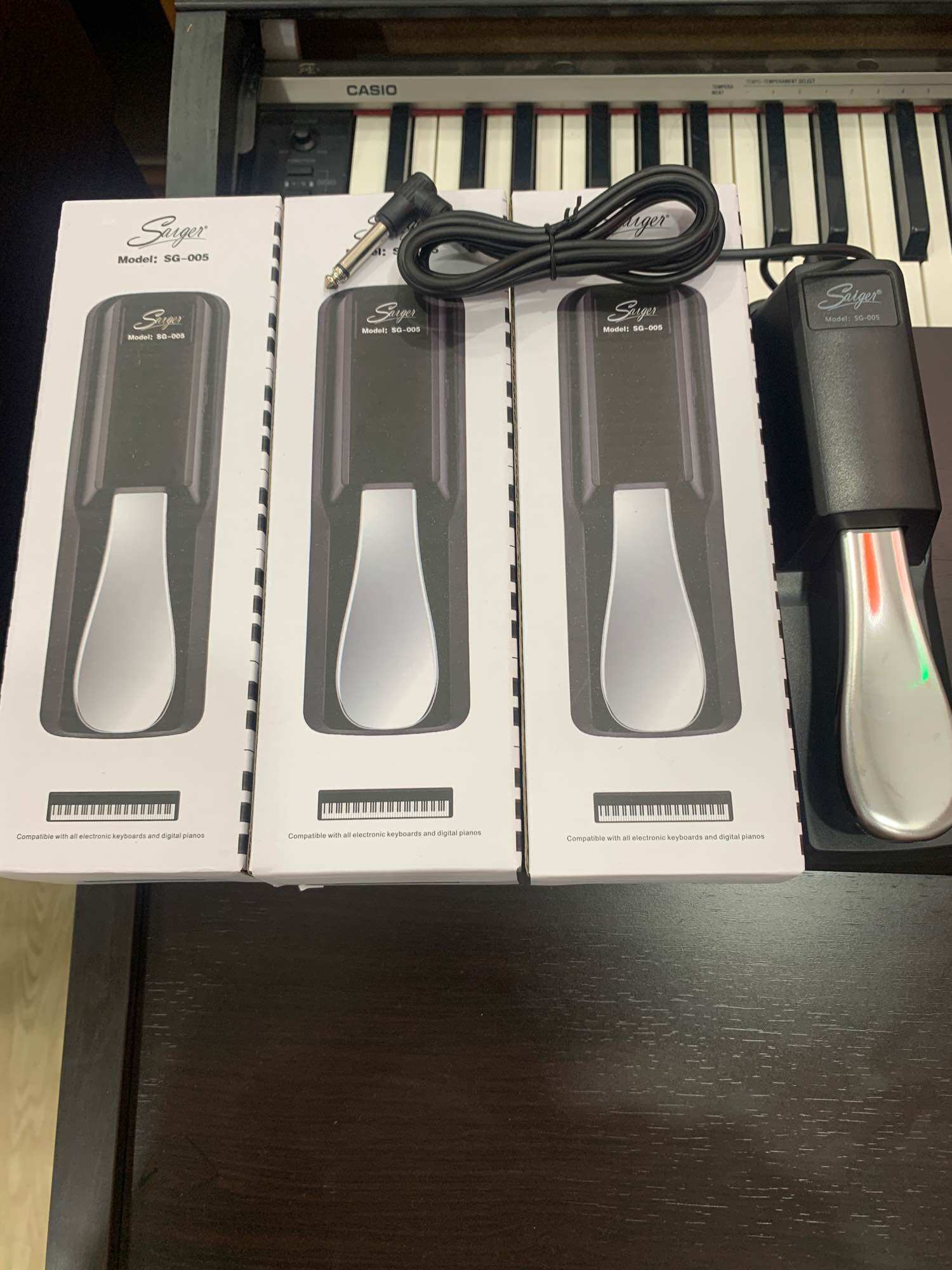 [Chính hãng] Pedal mỏ vịt cho đàn Organ, Piano - Saiger 005