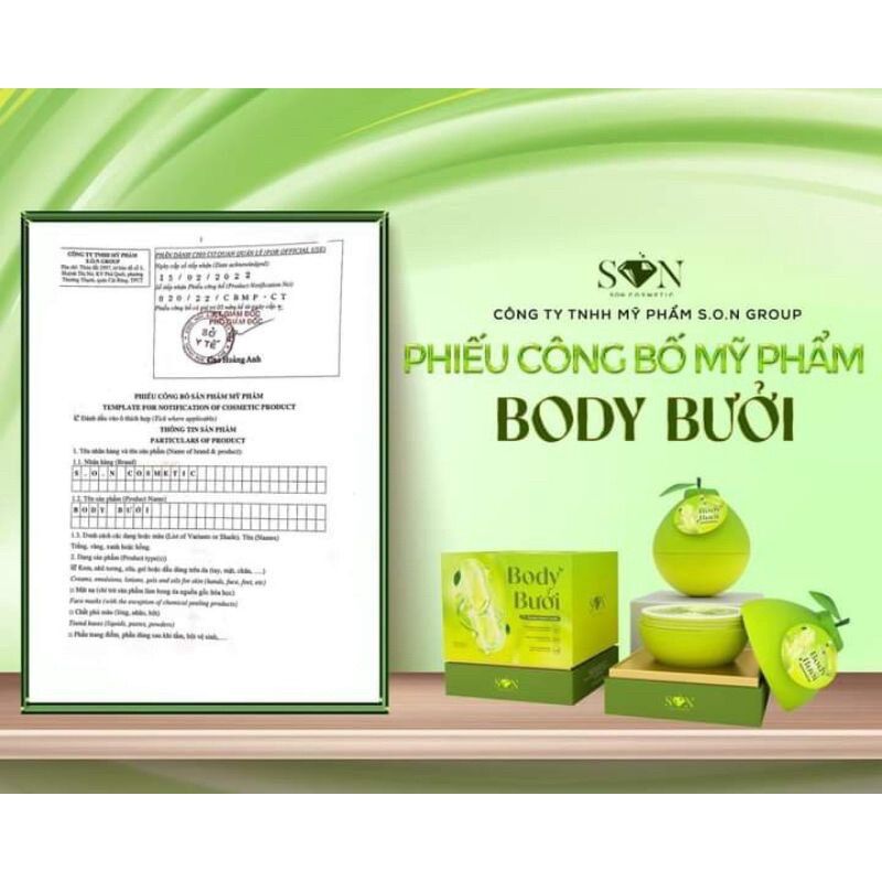 Combo Kem body bưởi S.O.N