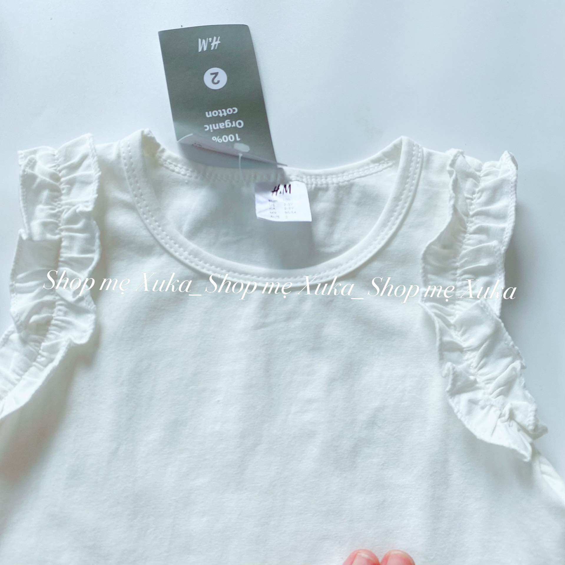 Bộ sát nách bèo vai HM bé gái