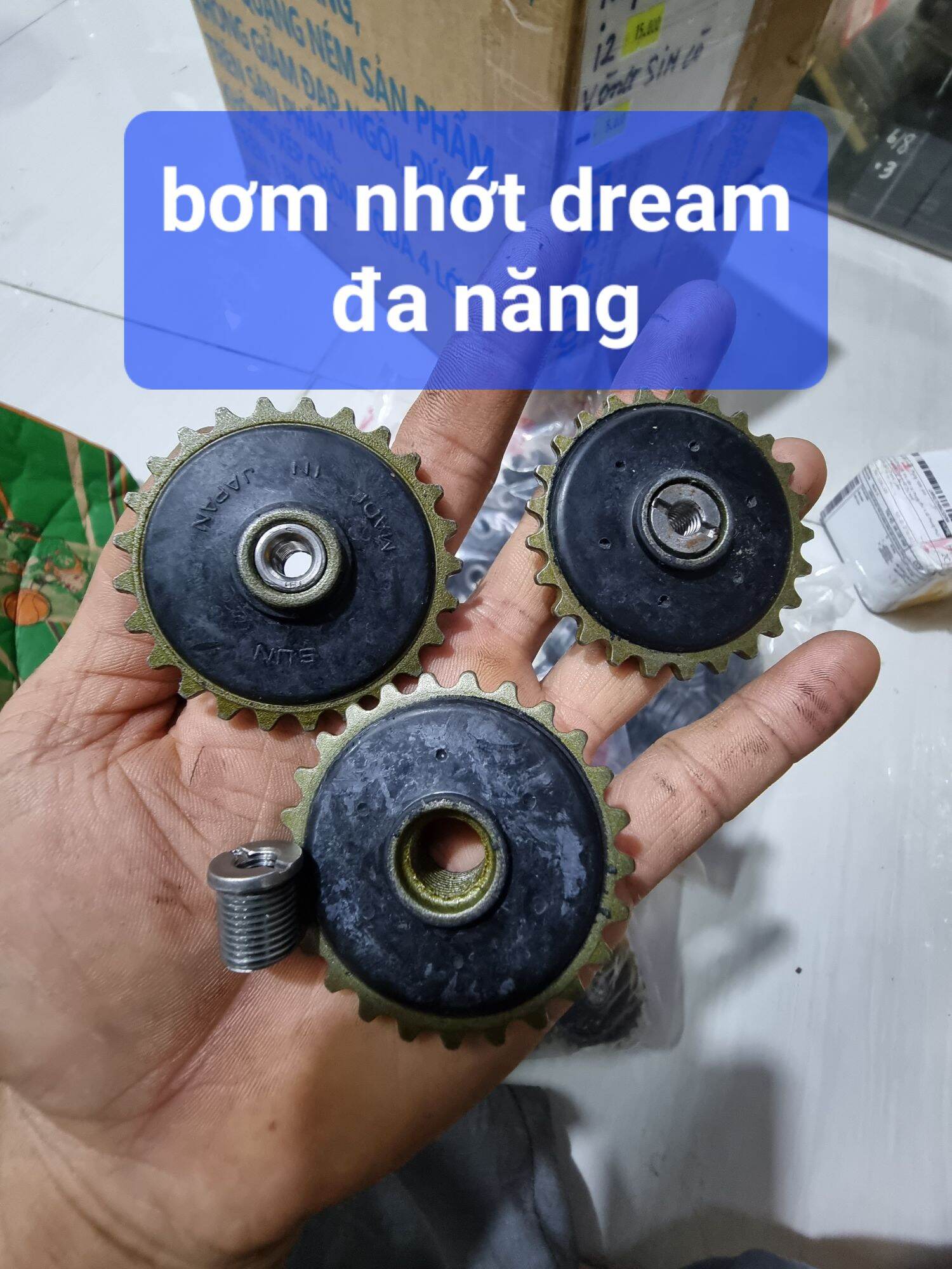 Bánh bơm nhớt 100 - 110 - WS (loại xịn)