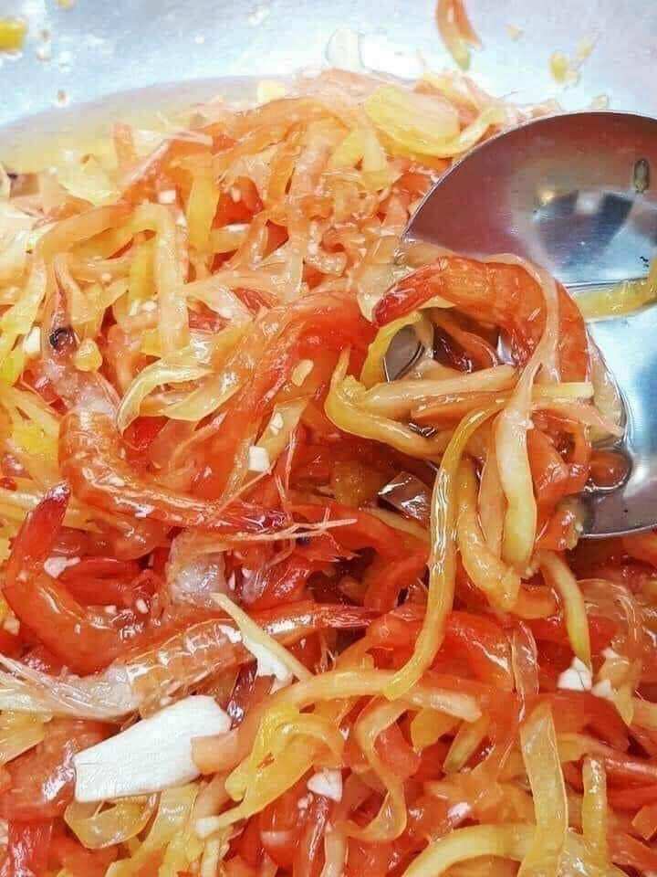500g mắm tép trộn đu đủ