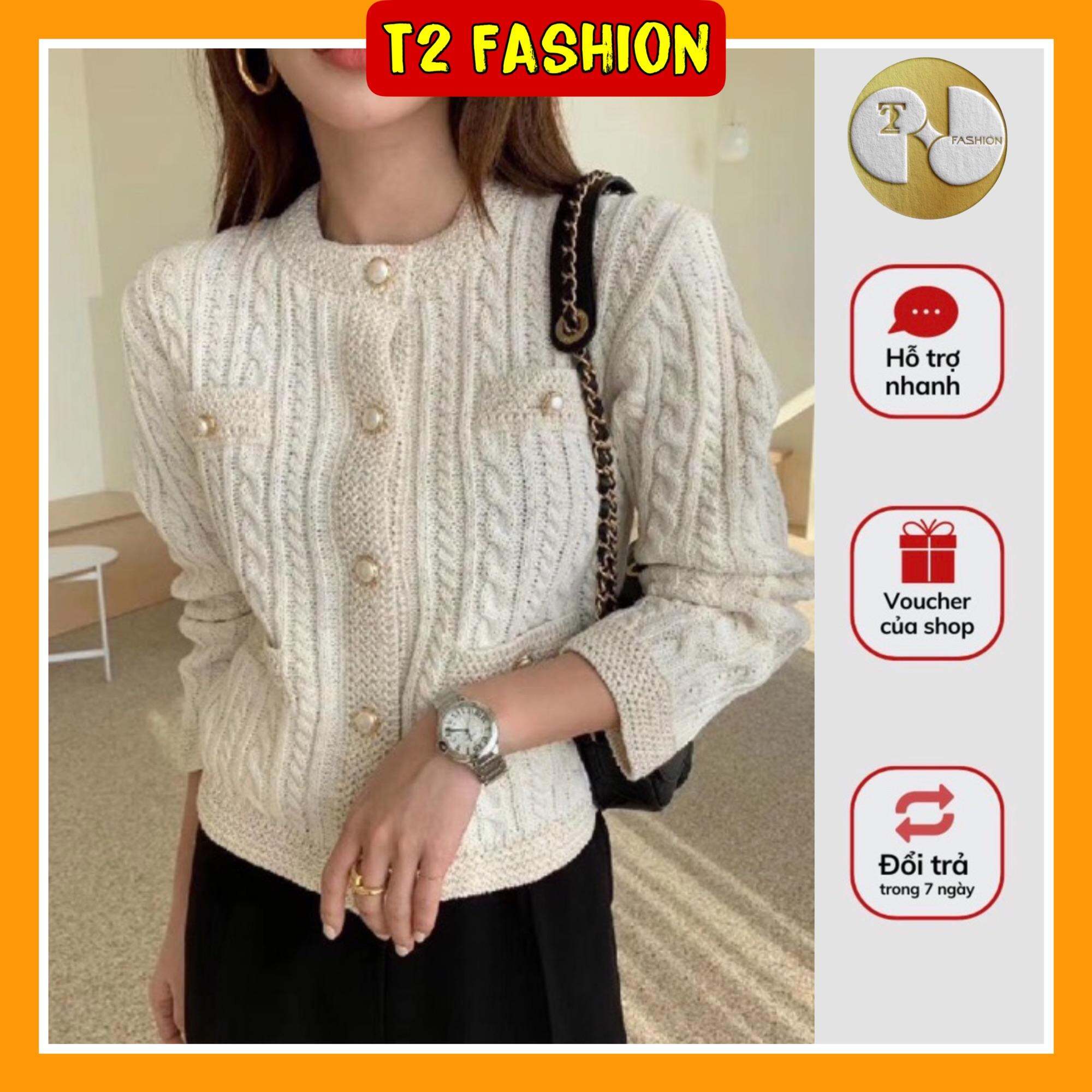 Áo khoác len vặn thừng, áo cardigan cài cúc cao cấp