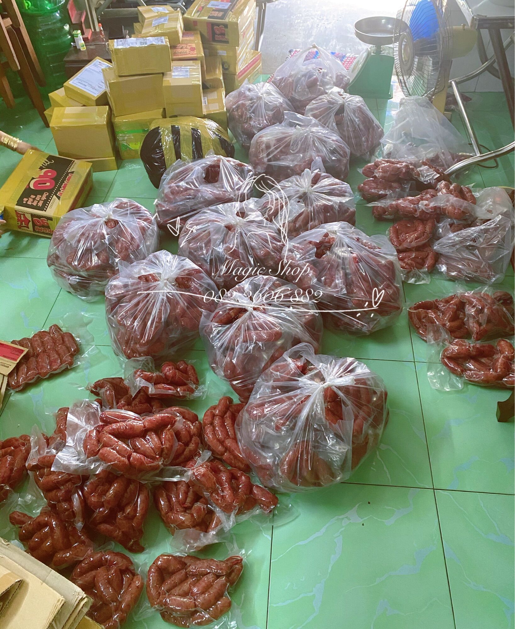 COMBO 5KG LẠP XƯỞNG TƯƠI NHÀ LÀM LONG AN