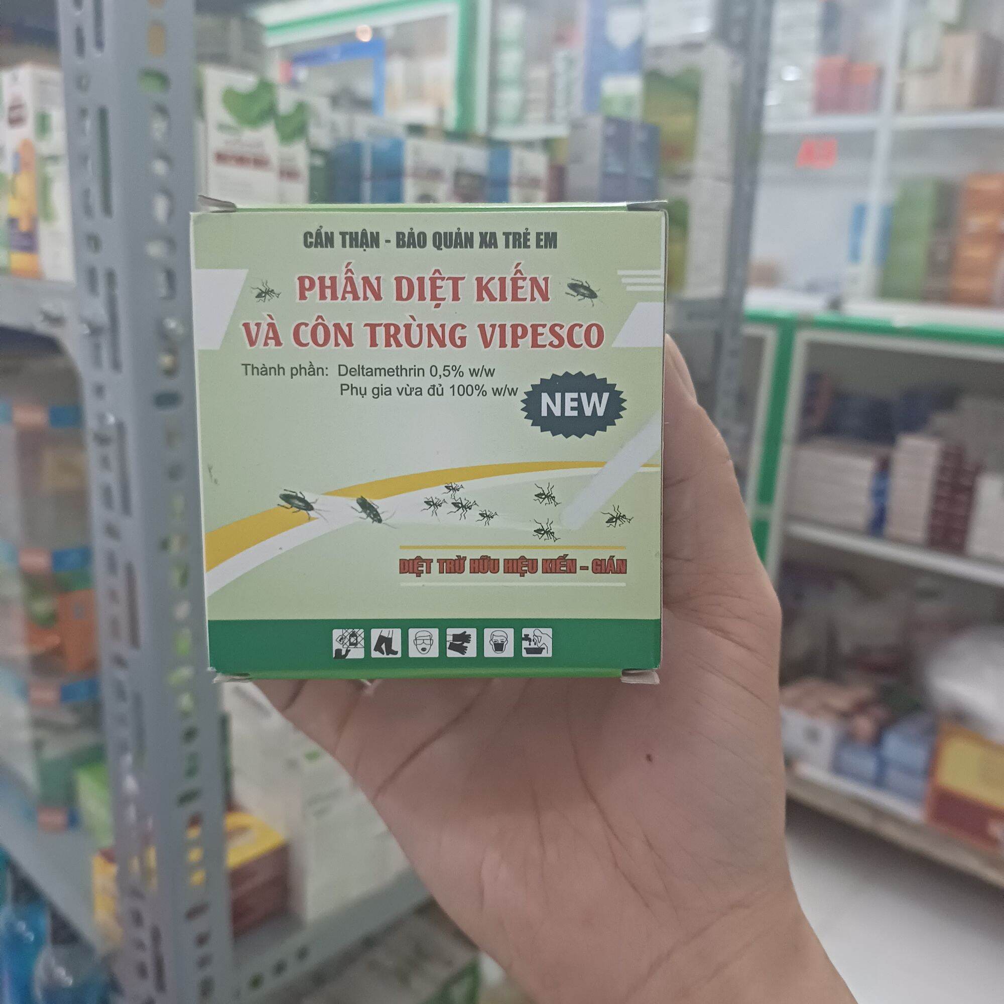 Phấn diệt kiến và côn trùng vipeco