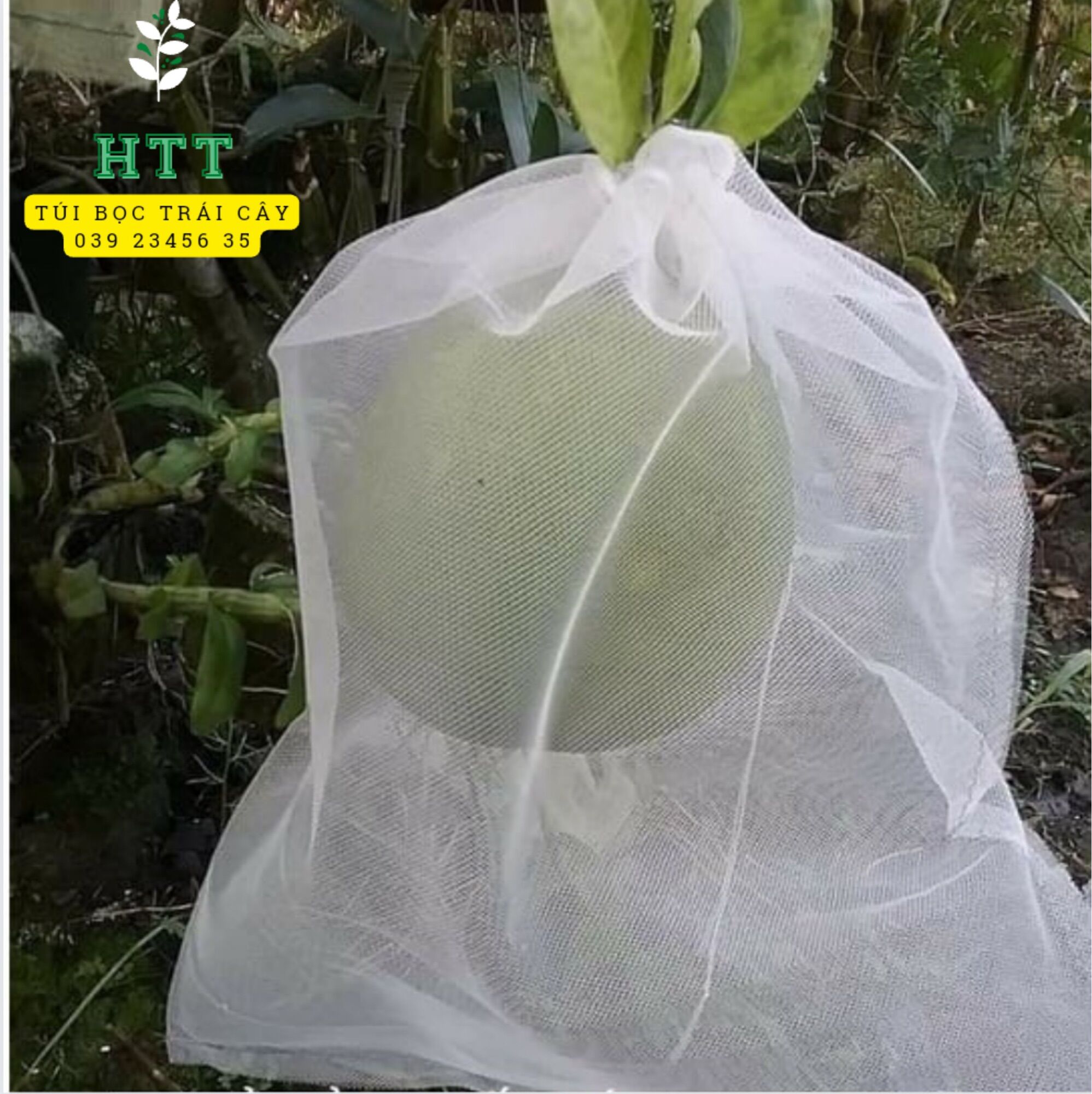 100 cái 35x40cm túi lưới mùng dày bọc bưởi, dưa lưới,.. - túi bao trái cây
