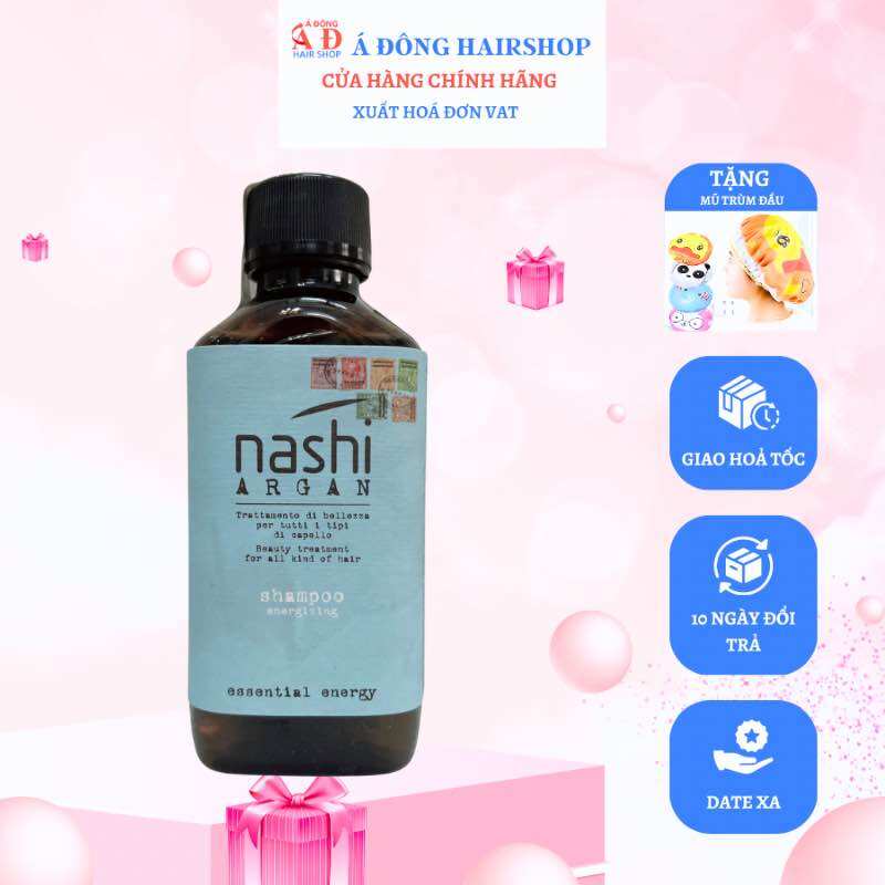 [+ Mũ Trùm] Dầu gội chống rụng tóc Nashi Argan Capixyl shampoo Italy 200ml New