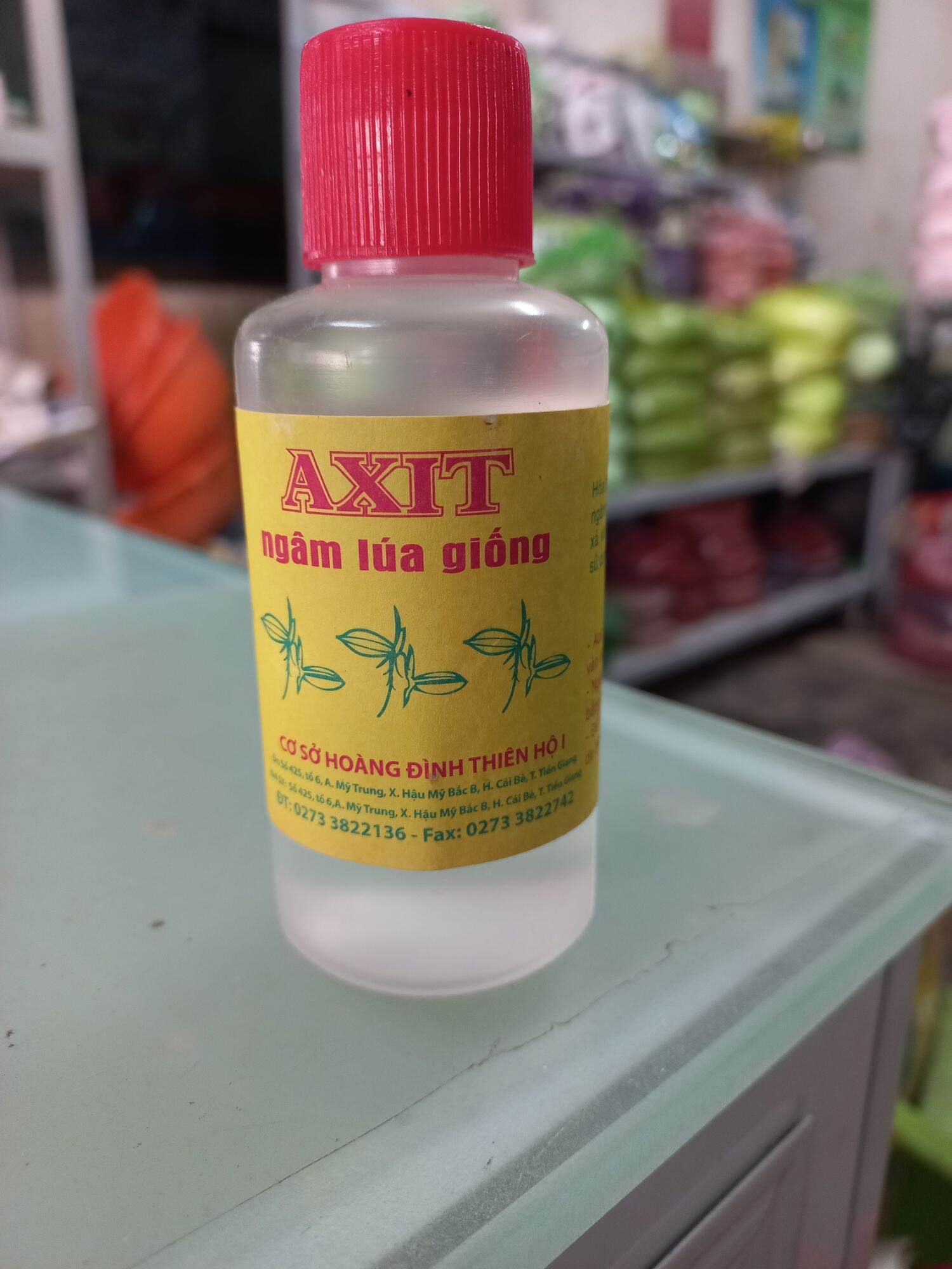 Axit ngâm lúa giống 100ml