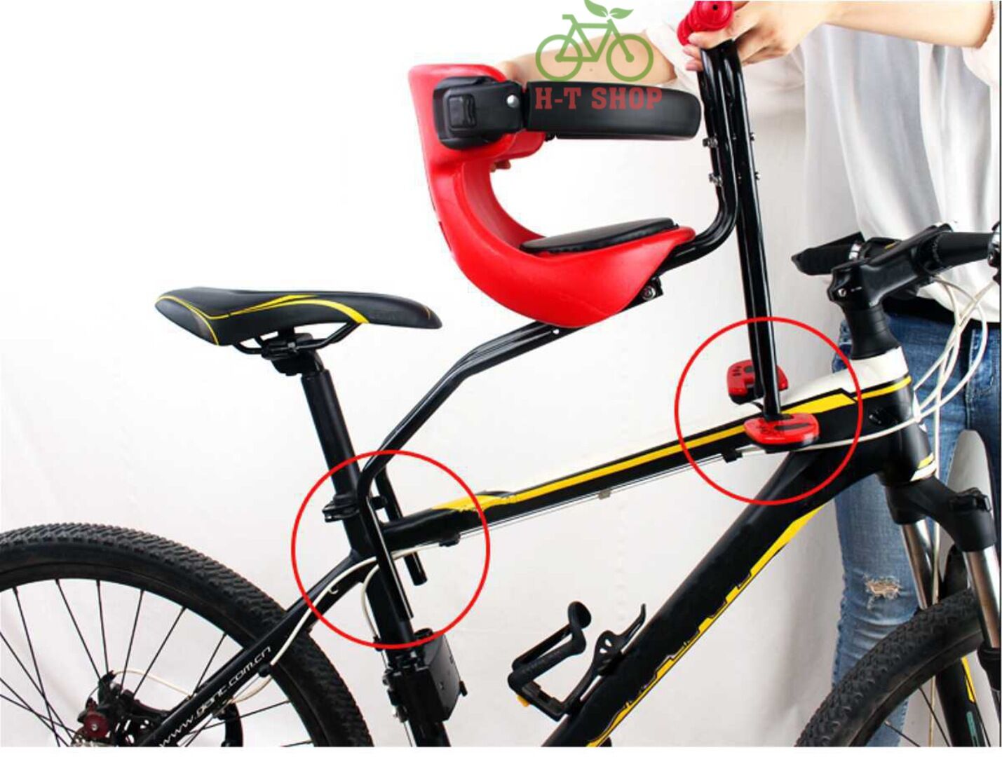 Ghế ngồi trước xe đạp địa hình ,phổ thông QG-A2 cho bé
