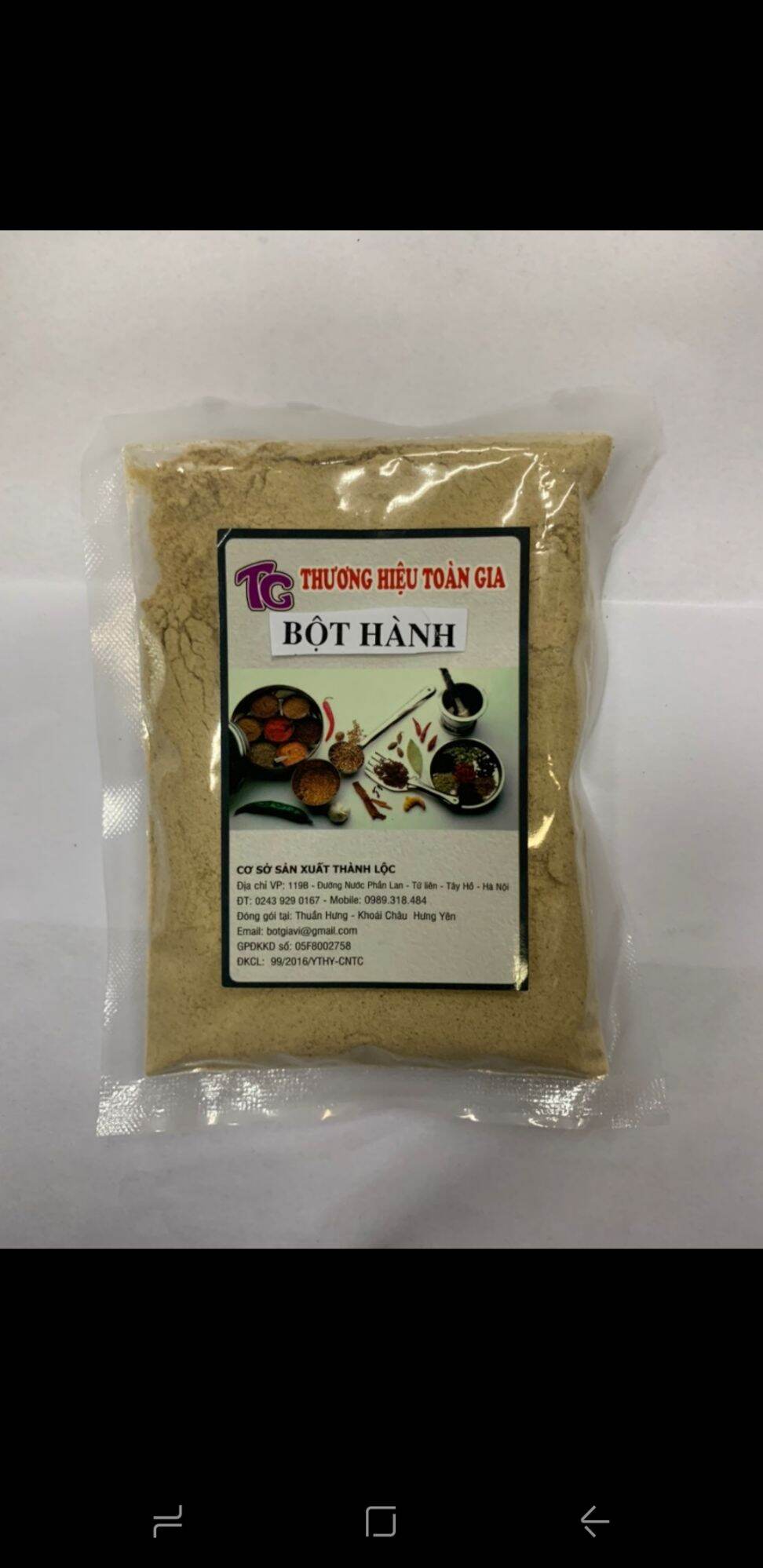 Bột hành gói 100g
