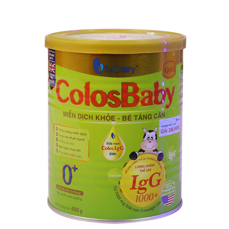 Sữa bột colosbaby 0+ gold 400g cửa hàng chính hãng hệ thống bỉm sữa