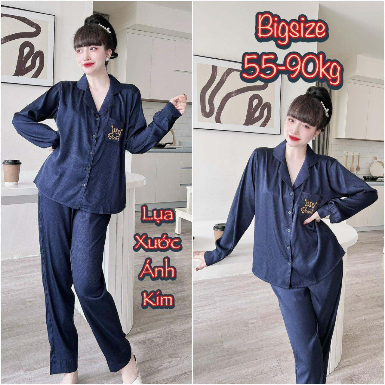 Bộ Lụa Xước cao cấp 2 size 50-90kg