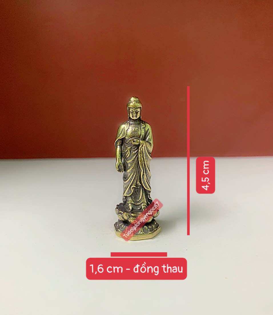 Tượng phật đồng A Di Đà mini