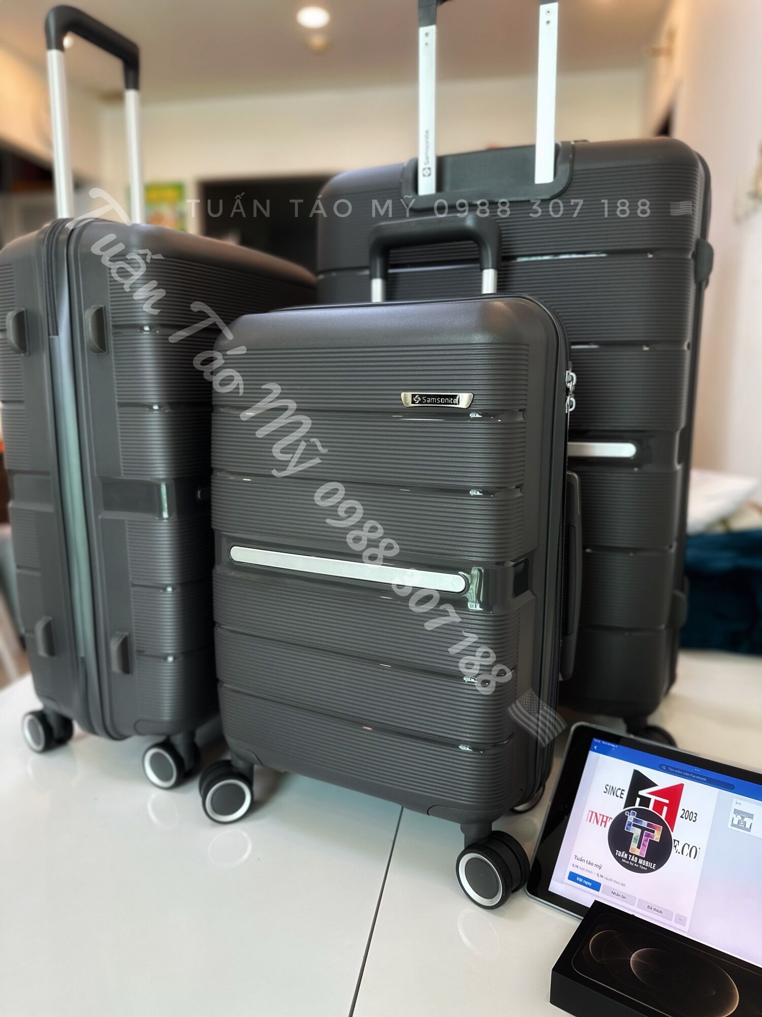 Vali samsonite dòng siêu nhẹ giảm 70% từ cosco Mỹ