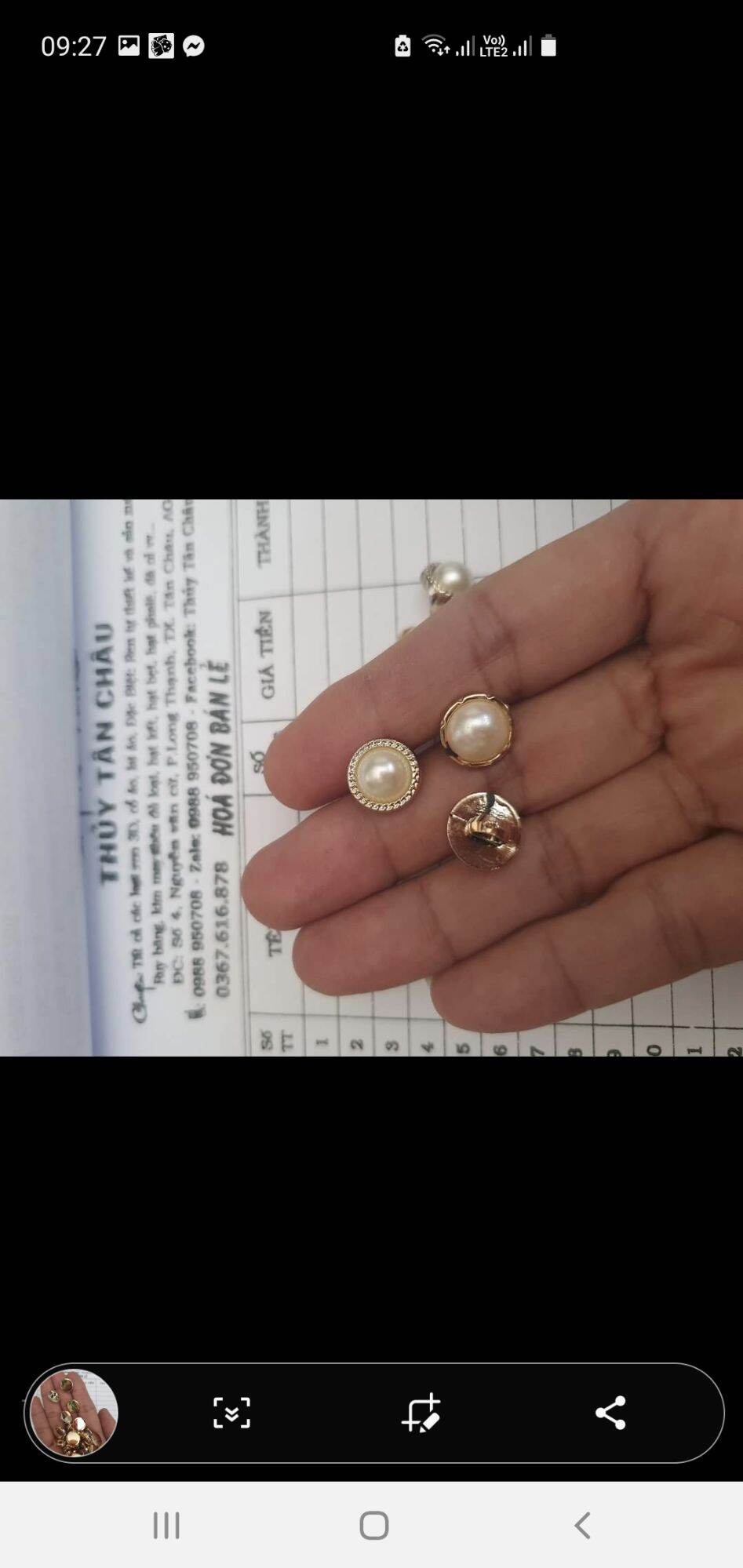 Cúc áo chân cao 10mm