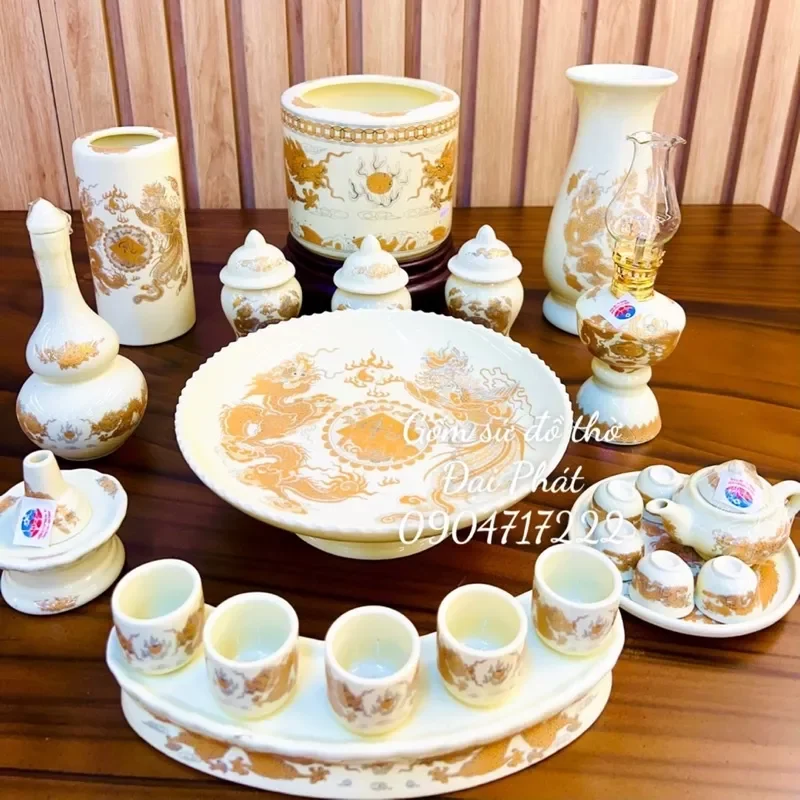 Bộ đồ thờ cúng ban thần tài thổ địa