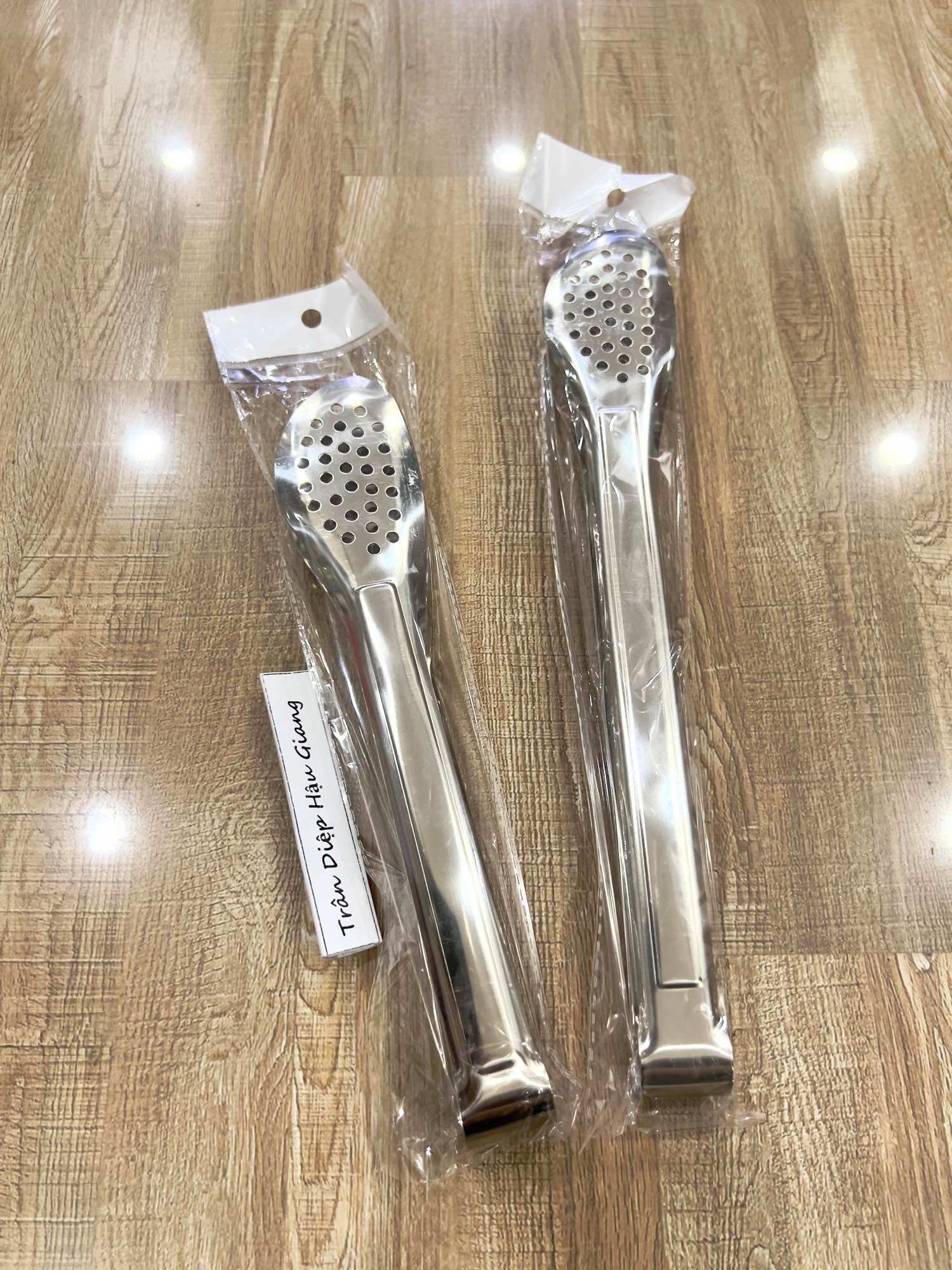 Kẹp Lổ inox gắp thịt nướng, Gắp Thực Phẩm