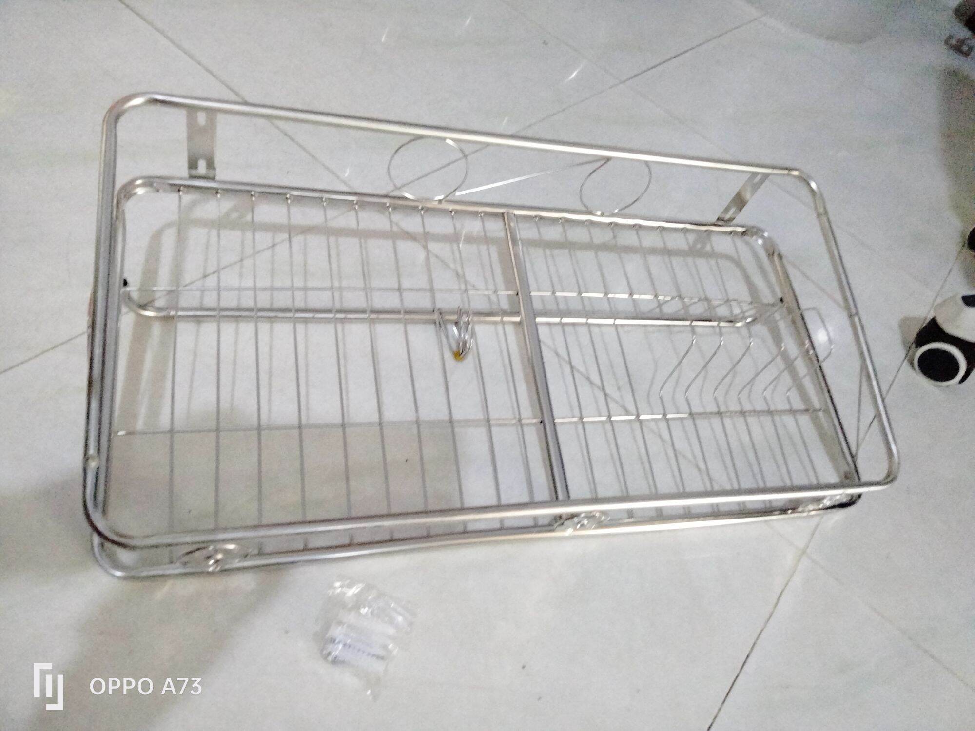 [HCM]Kệ chén inox 1 tầng KT 30*60
