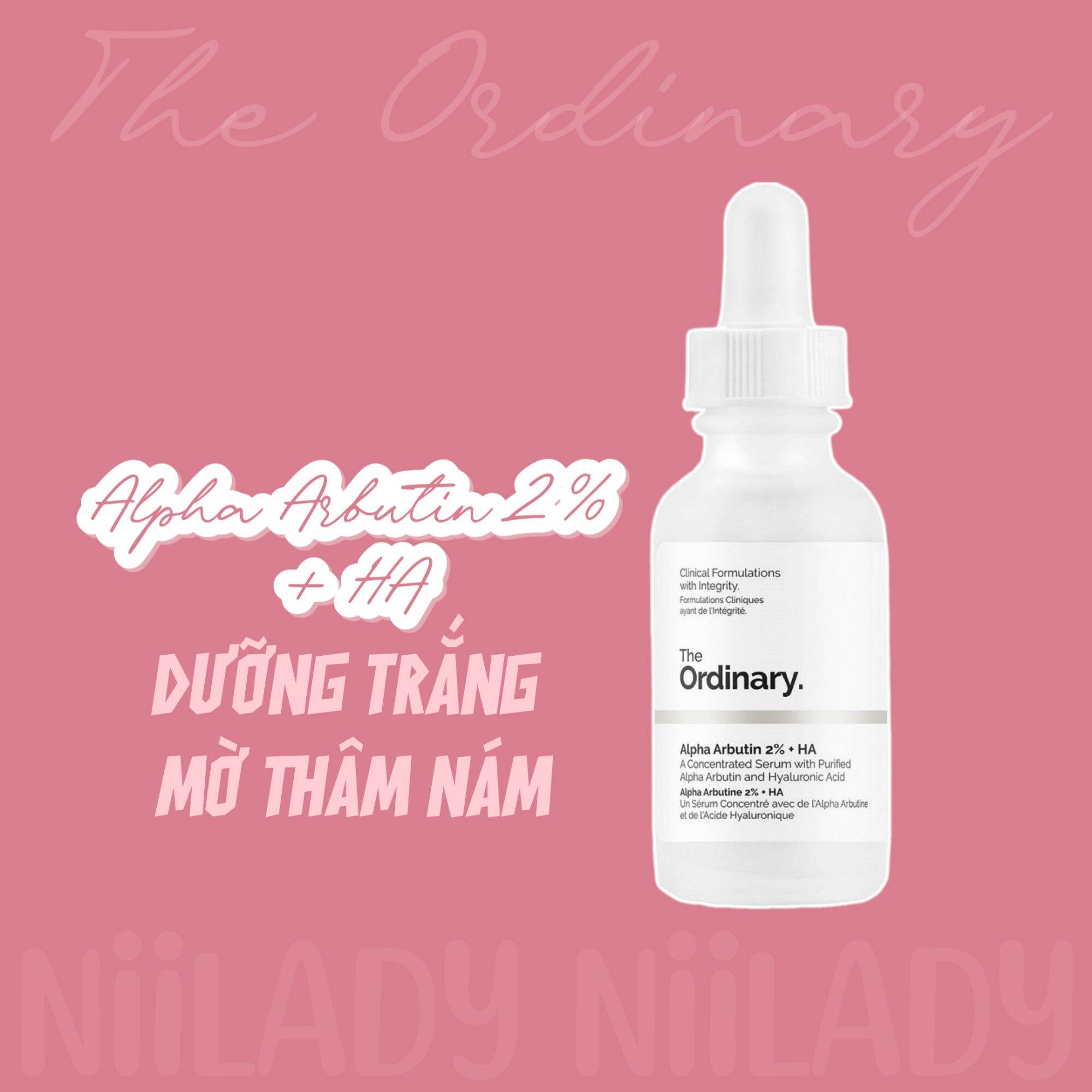 Tinh chất the ordinary alpha arbutin 2% + ha