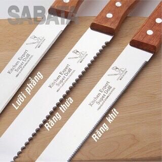 Dao cắt bánh mì răng cưa răng dày