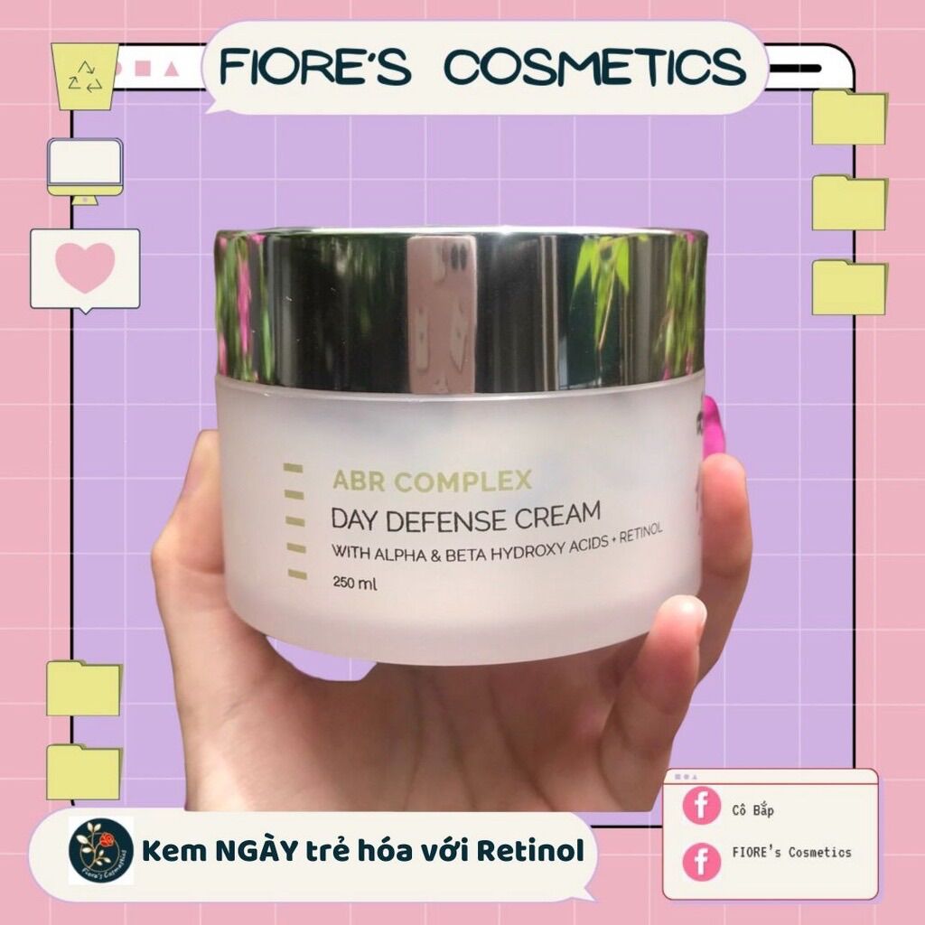 [ Mẫu mới] Kem NGÀY HL Retinol ( Holy Land) Alpha Beta ABR Day Defense Cream