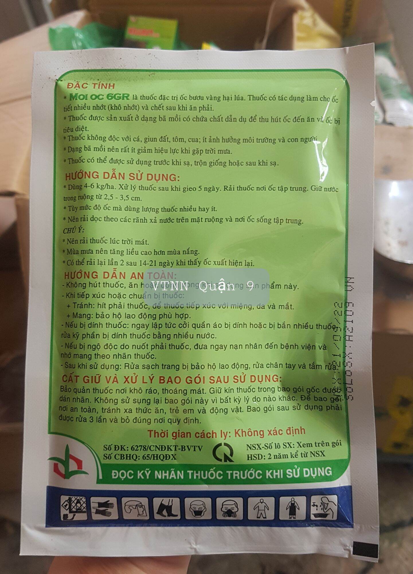 Diệt ốc Moi Ốc 100gr
