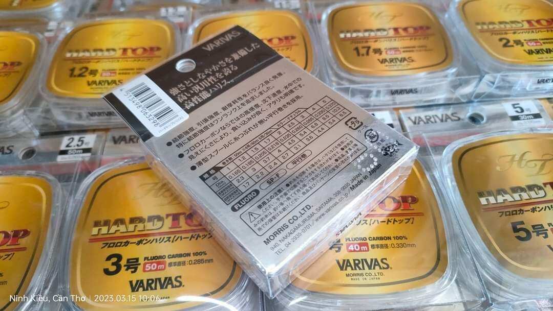 Dây Câu Cá Varivas Hard Top - 50m - FluoroCarbon