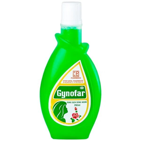 Dung Dịch Vệ Sinh Phụ Nữ Gynofar Pharmedic 250ml