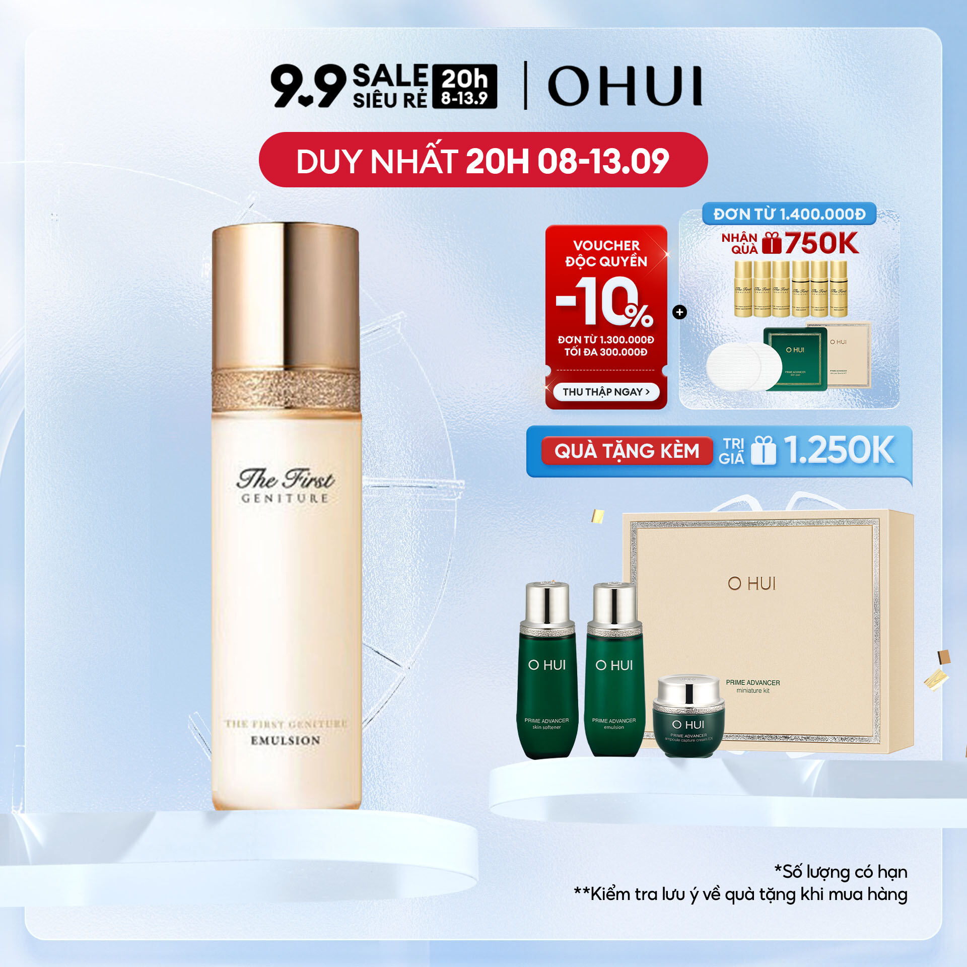 Sữa dưỡng da OHUI The First Geniture Emulsion 150ml