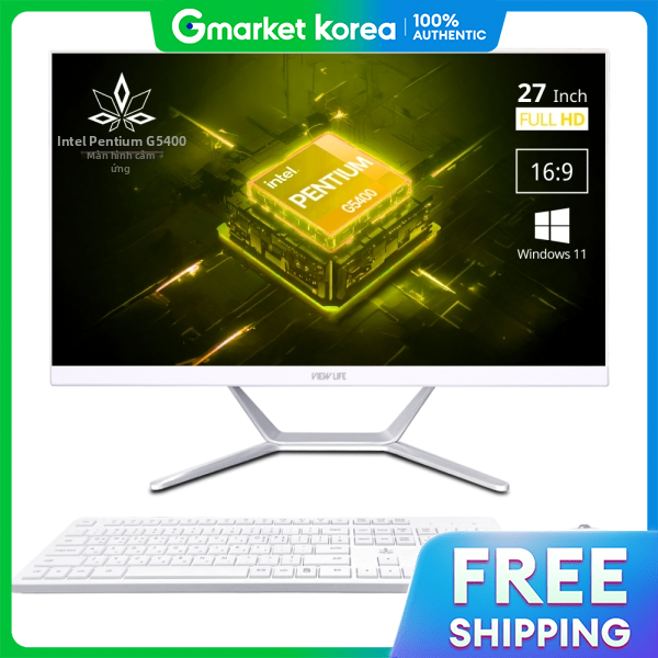 Byulife All-In-One Pc 27-Inch Intel G5400 Win11 Ap-H110-G54 16Gb/512Gb Wireless Keyboard Mouse Pad Giá 11,673,000 Đồng*Miễn phí vận chuyển