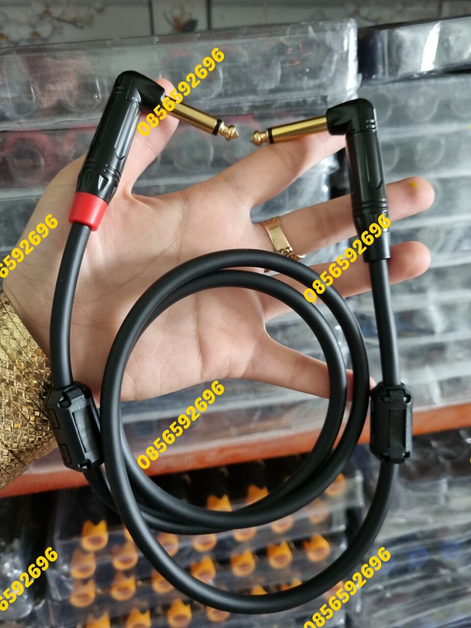 Dây tín hiệu jack 2 đầu 6ly dài 1m