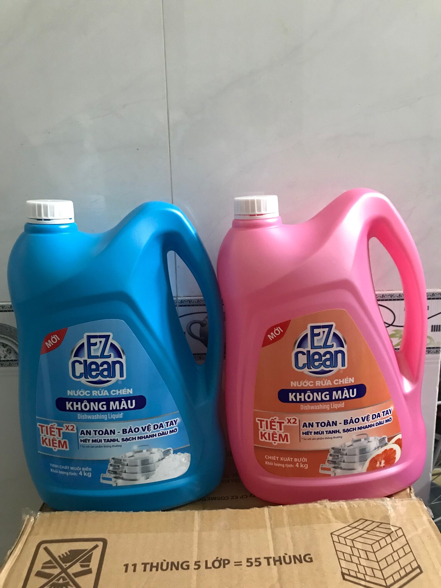 Nước rủa chen Ez clean hương muối biển
