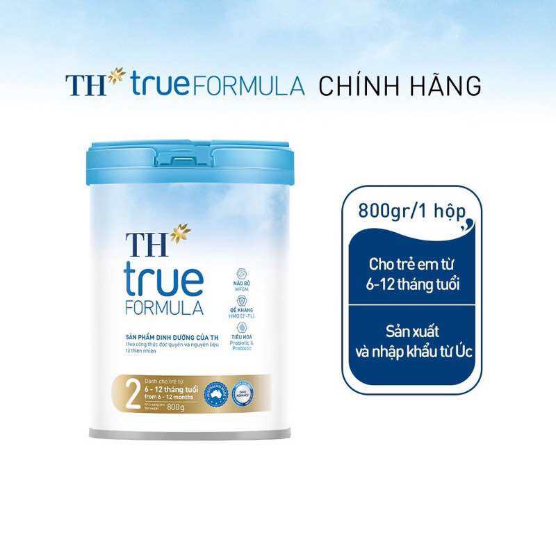 [Voucher 15%] Sữa Bột TH true Milk Chính Hãng số 2 ( 6-12th)