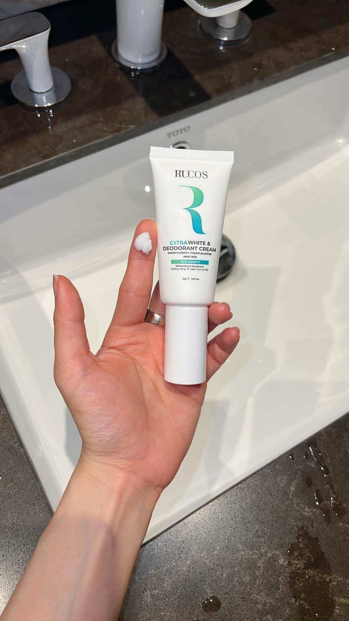 [Kem trắng nách khử mùi] Extra White & Deodorant - Rucos