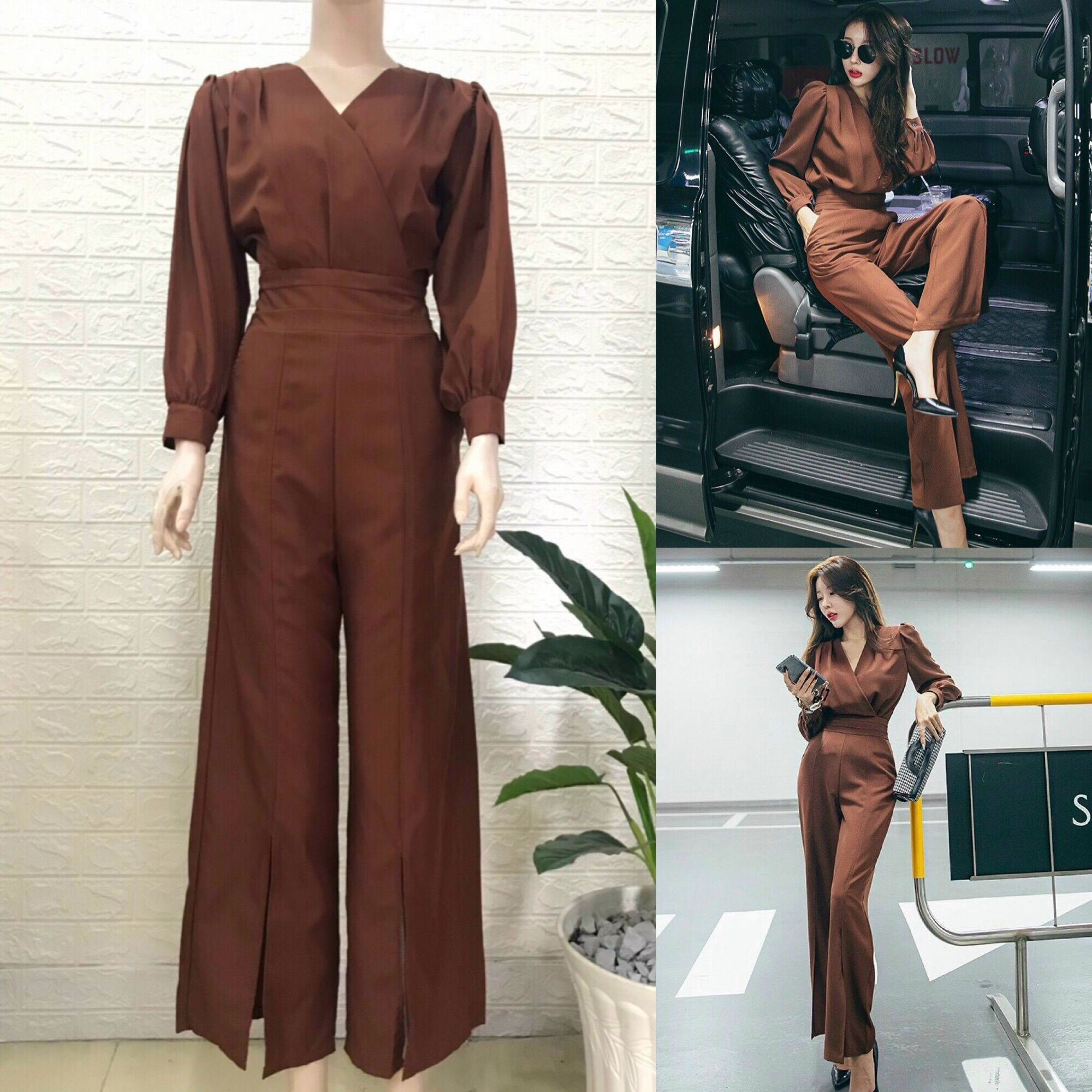 Jump dài cổ v tay dài bo phồng s.mlxl